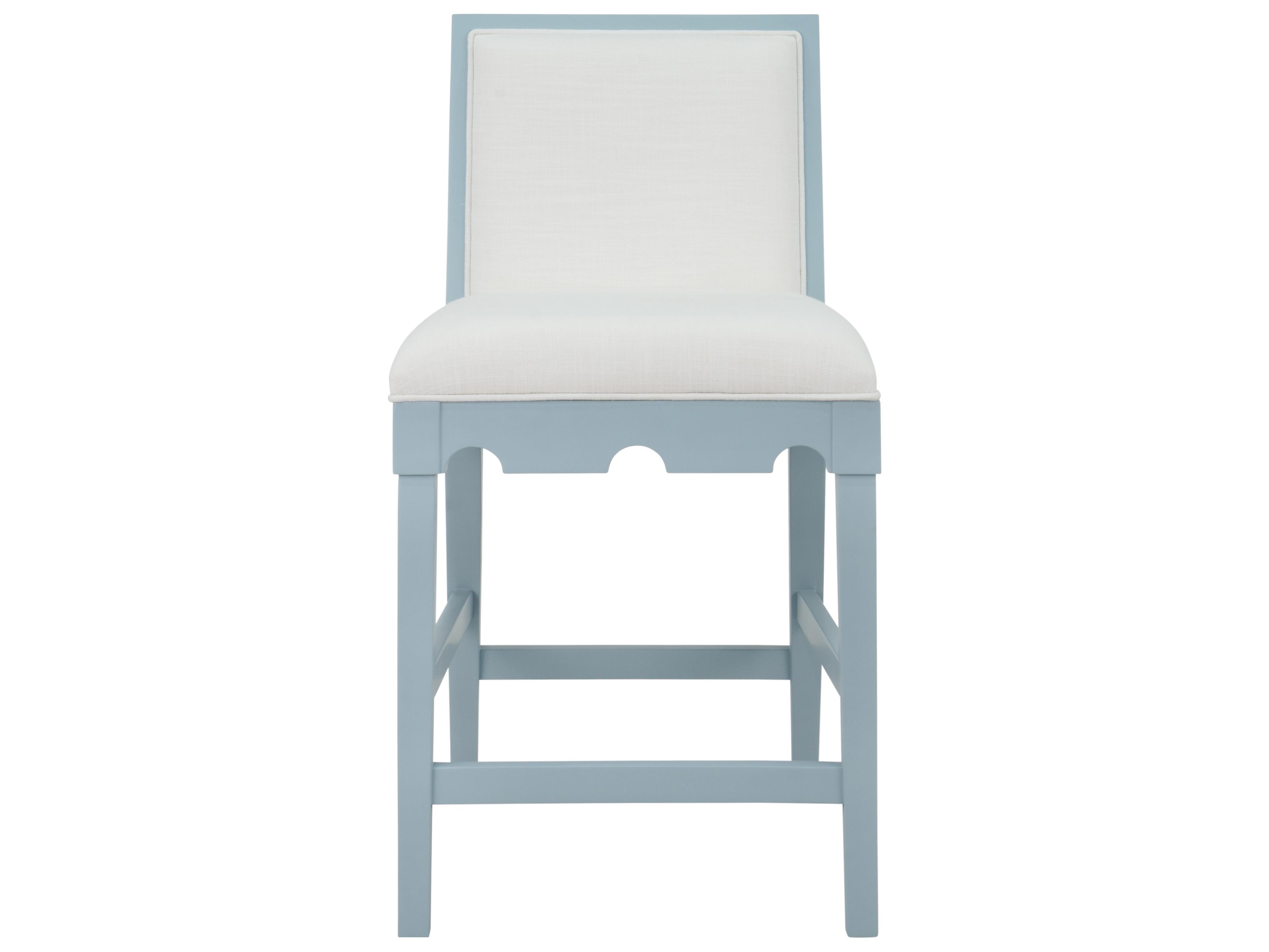 Worlds Away Upholstered Counter Stool