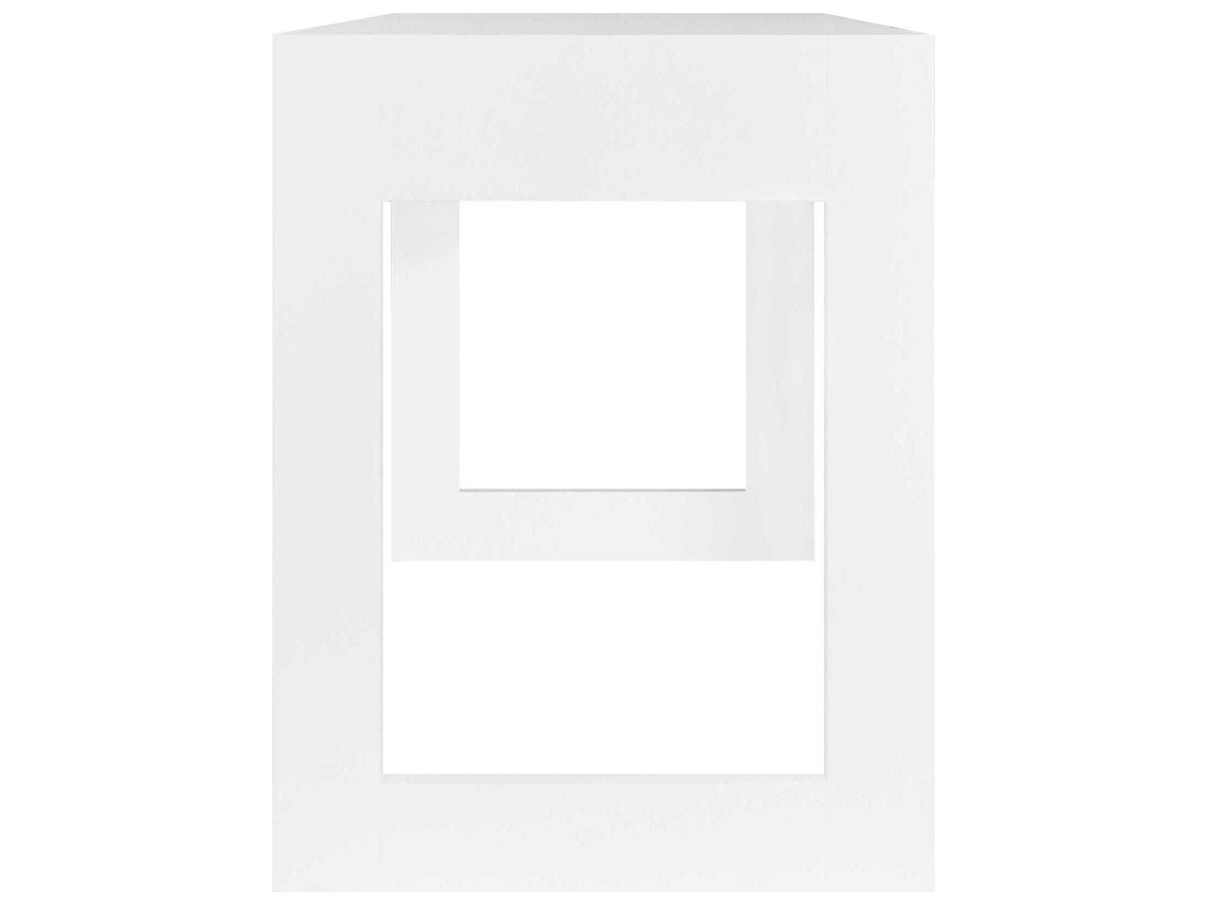 Worlds Away Matte White Lacquer Secretary Desk