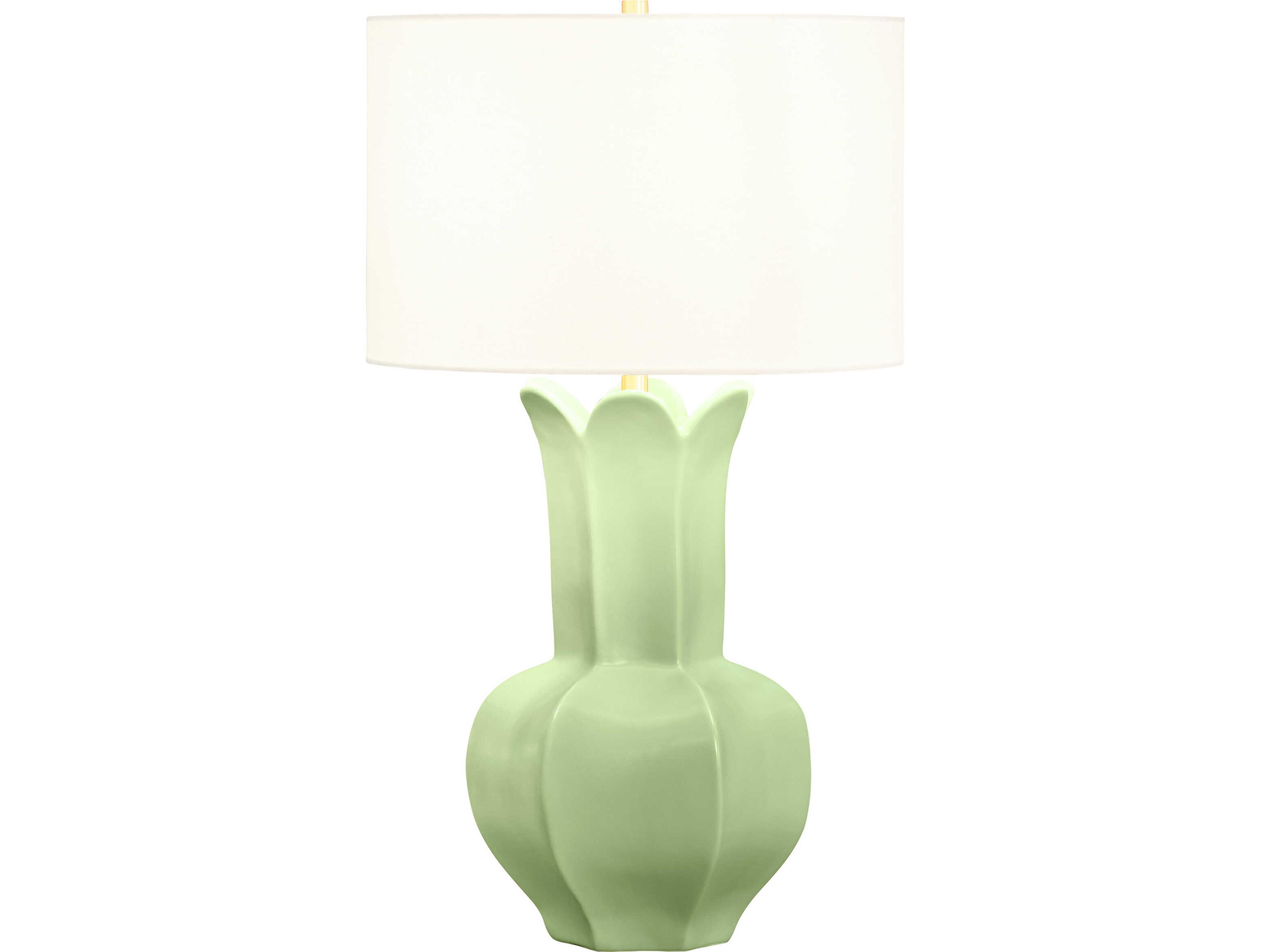 Worlds Away Lyla Green Glaze Buffet Lamp