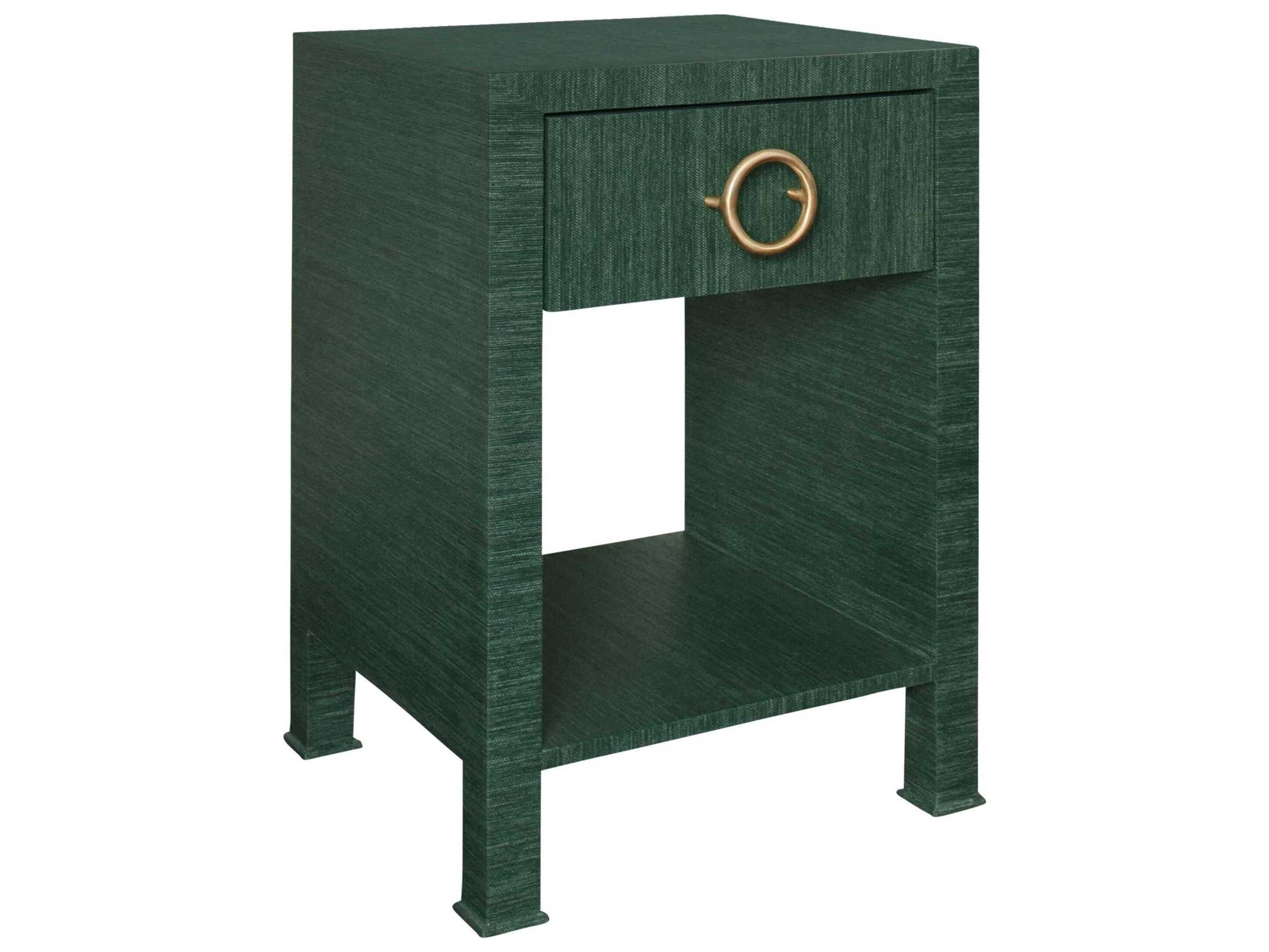 Demilune Wood End Table