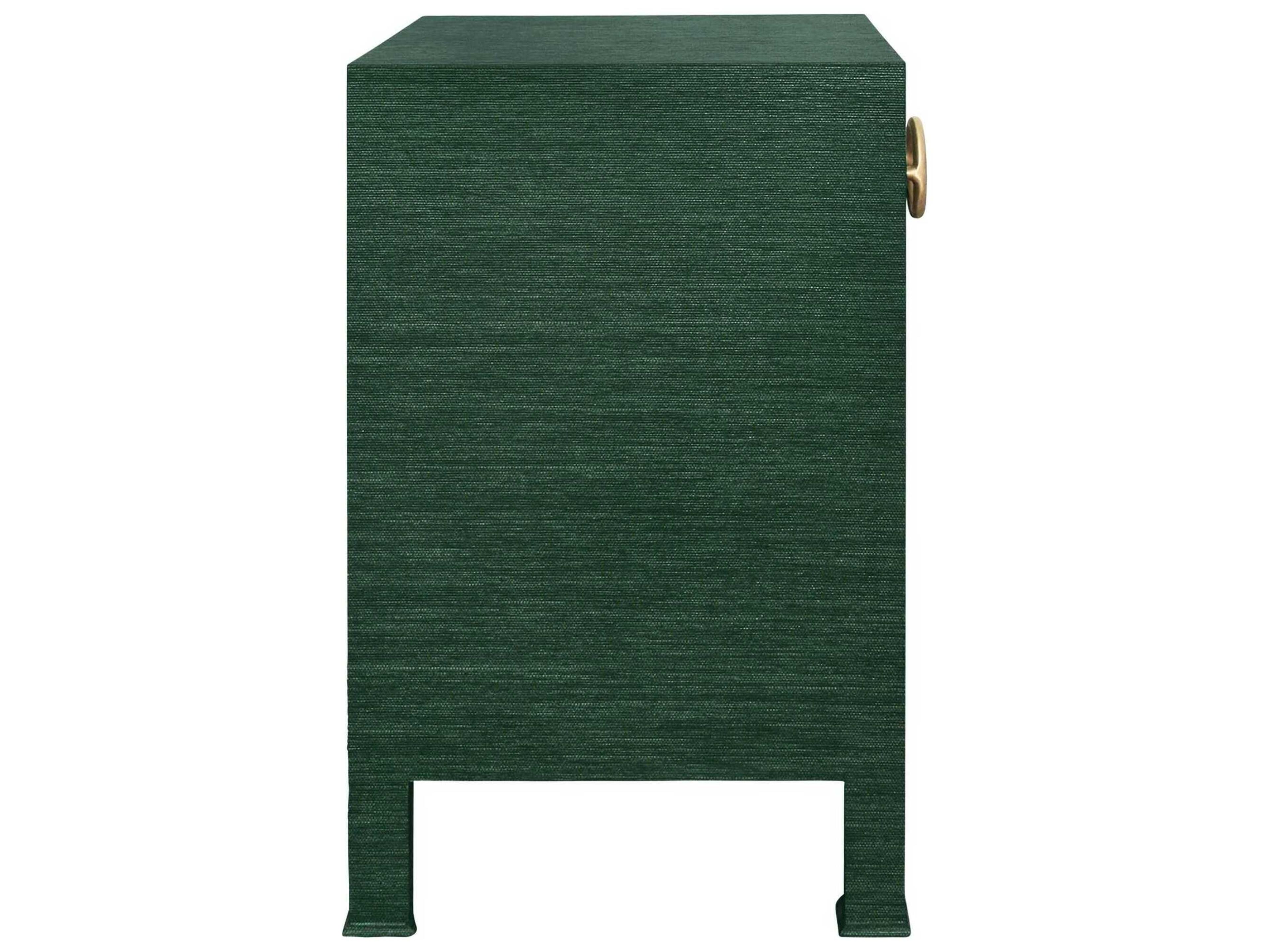 Worlds Away Demilune Wood End Table