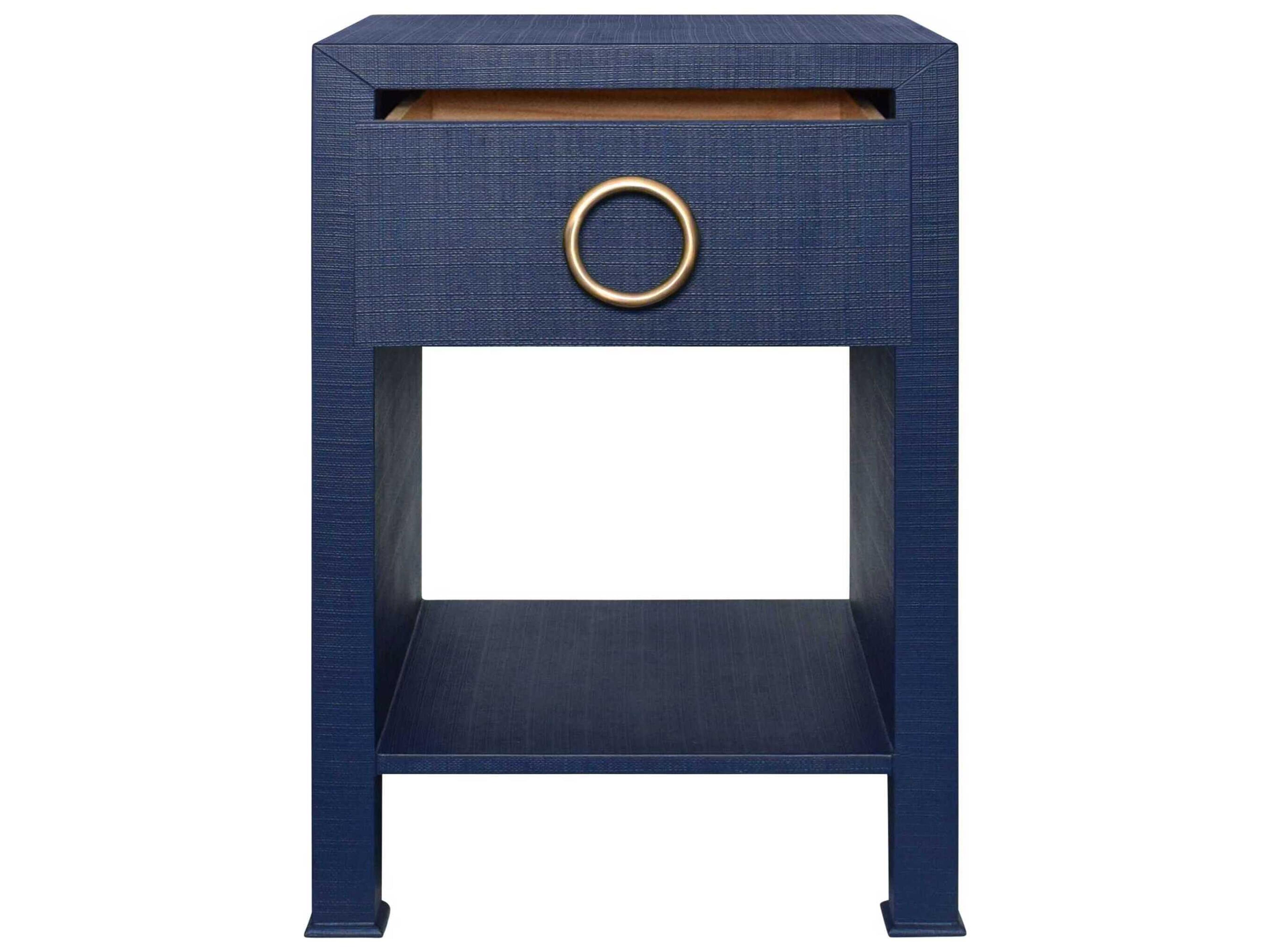 Worlds Away Rectangular Wood End Table