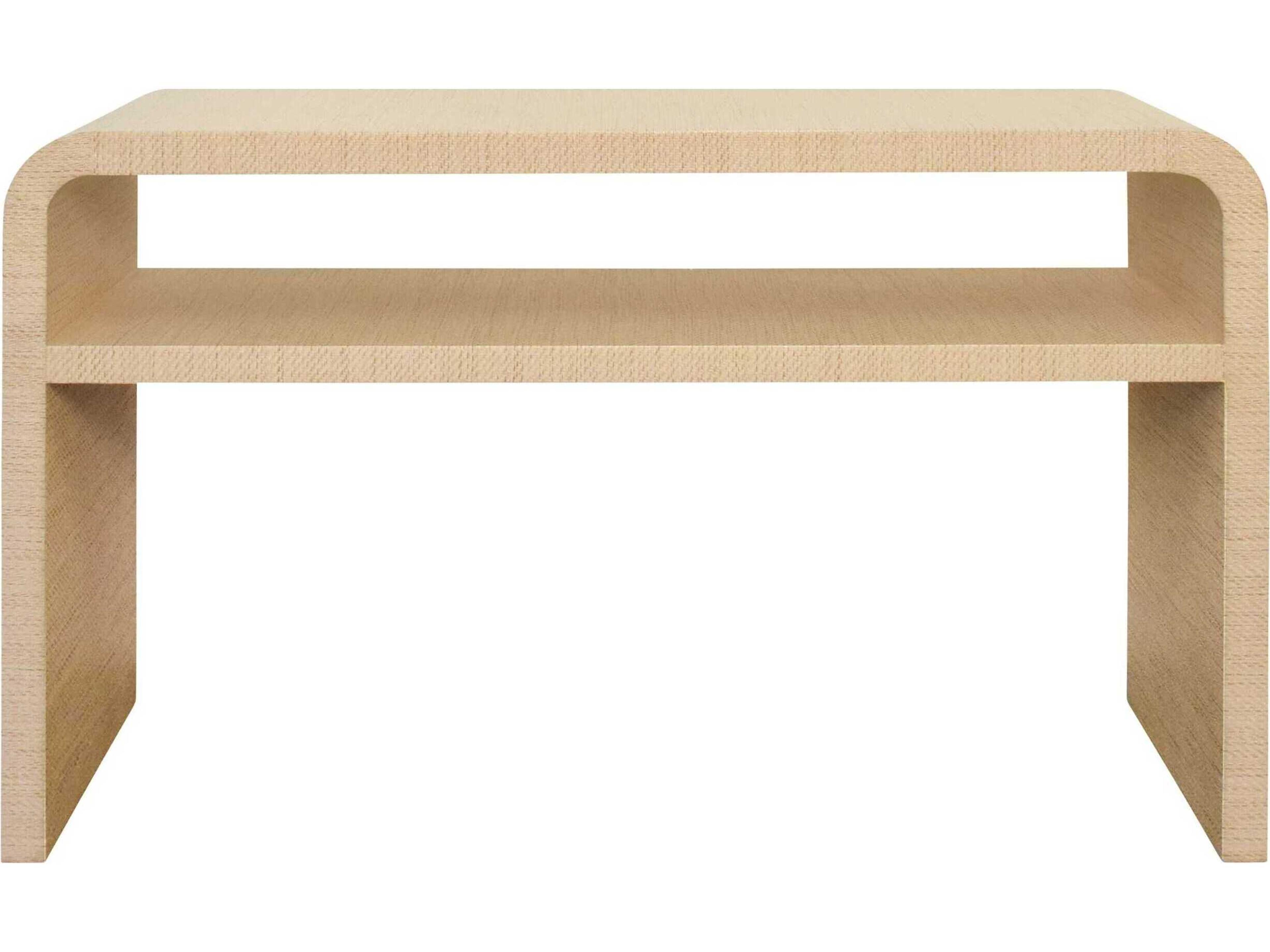 Worlds Away Rectangular Wood Console Table