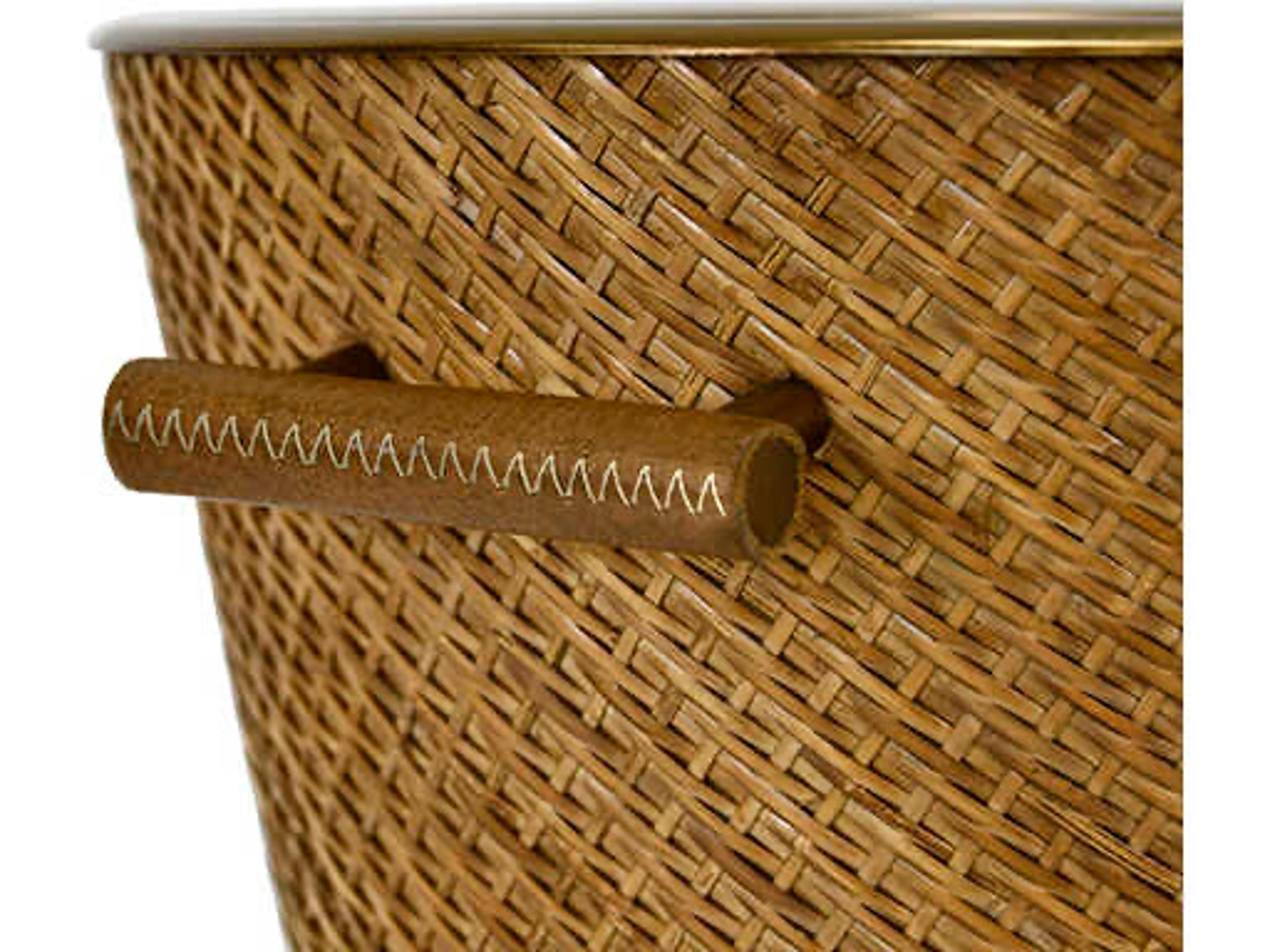 Worlds Away Max Brown Decorative Accent Wine Cooler