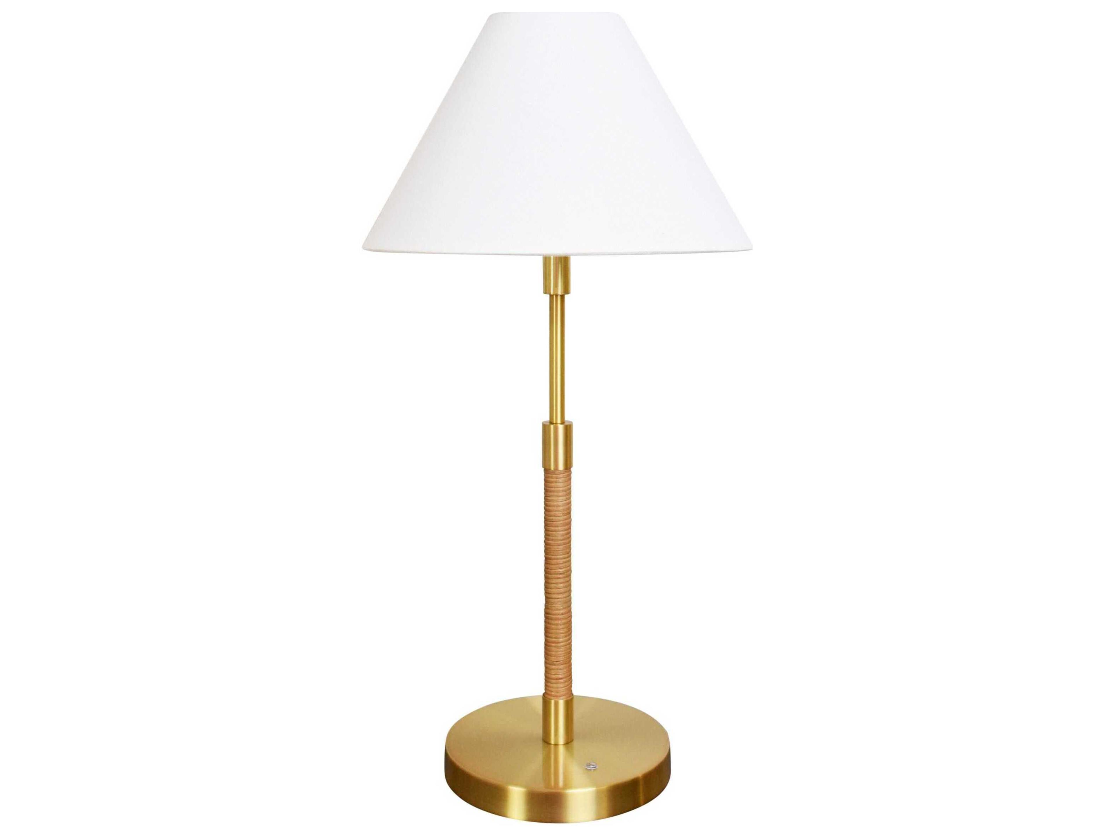 Worlds Away Brass Table Lamp