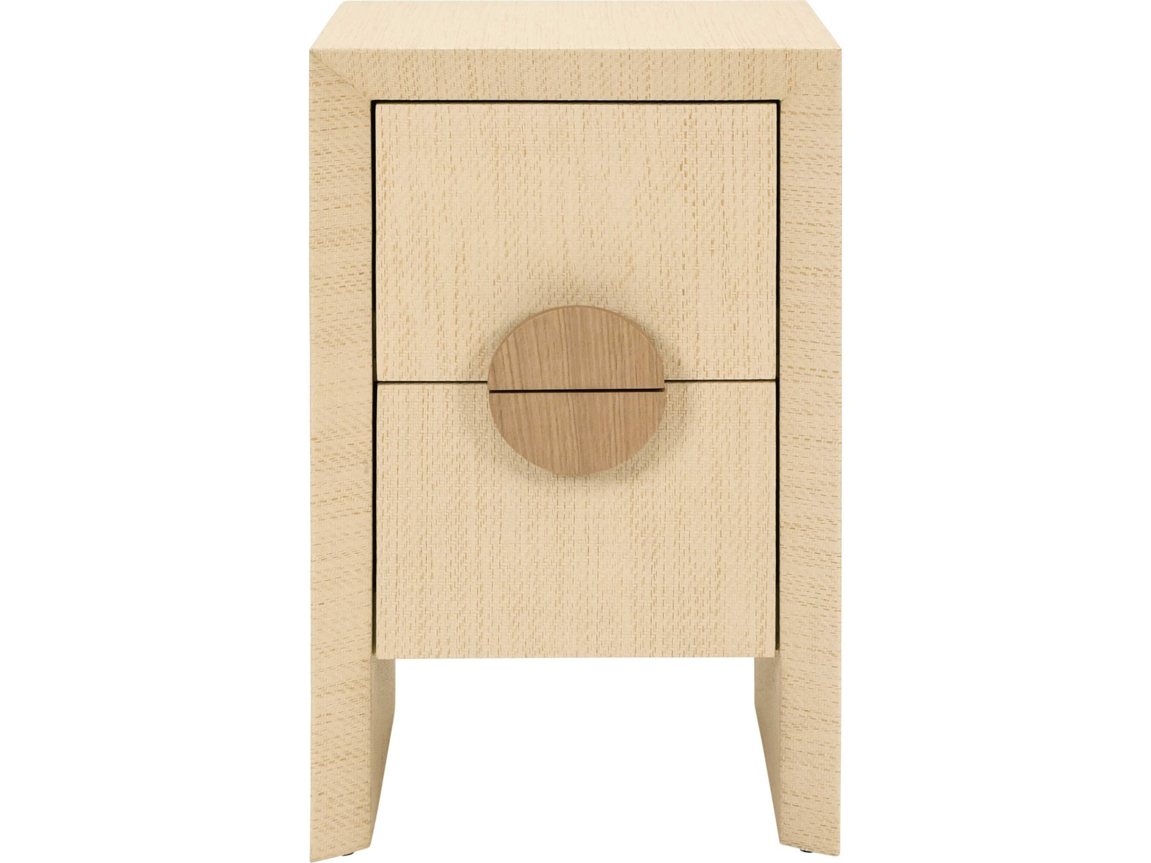 Worlds Away Parker Square Wood Brown End Table
