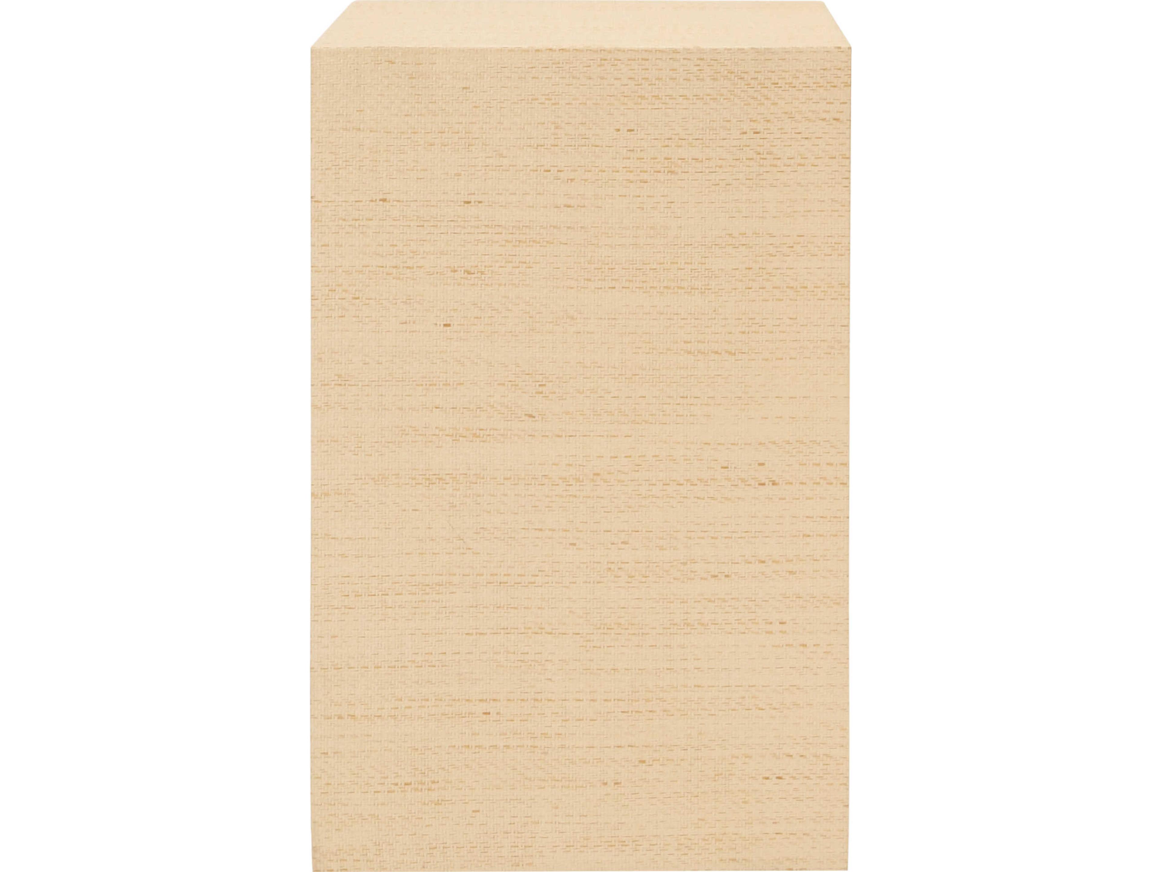 Worlds Away Parker Square Wood Brown End Table