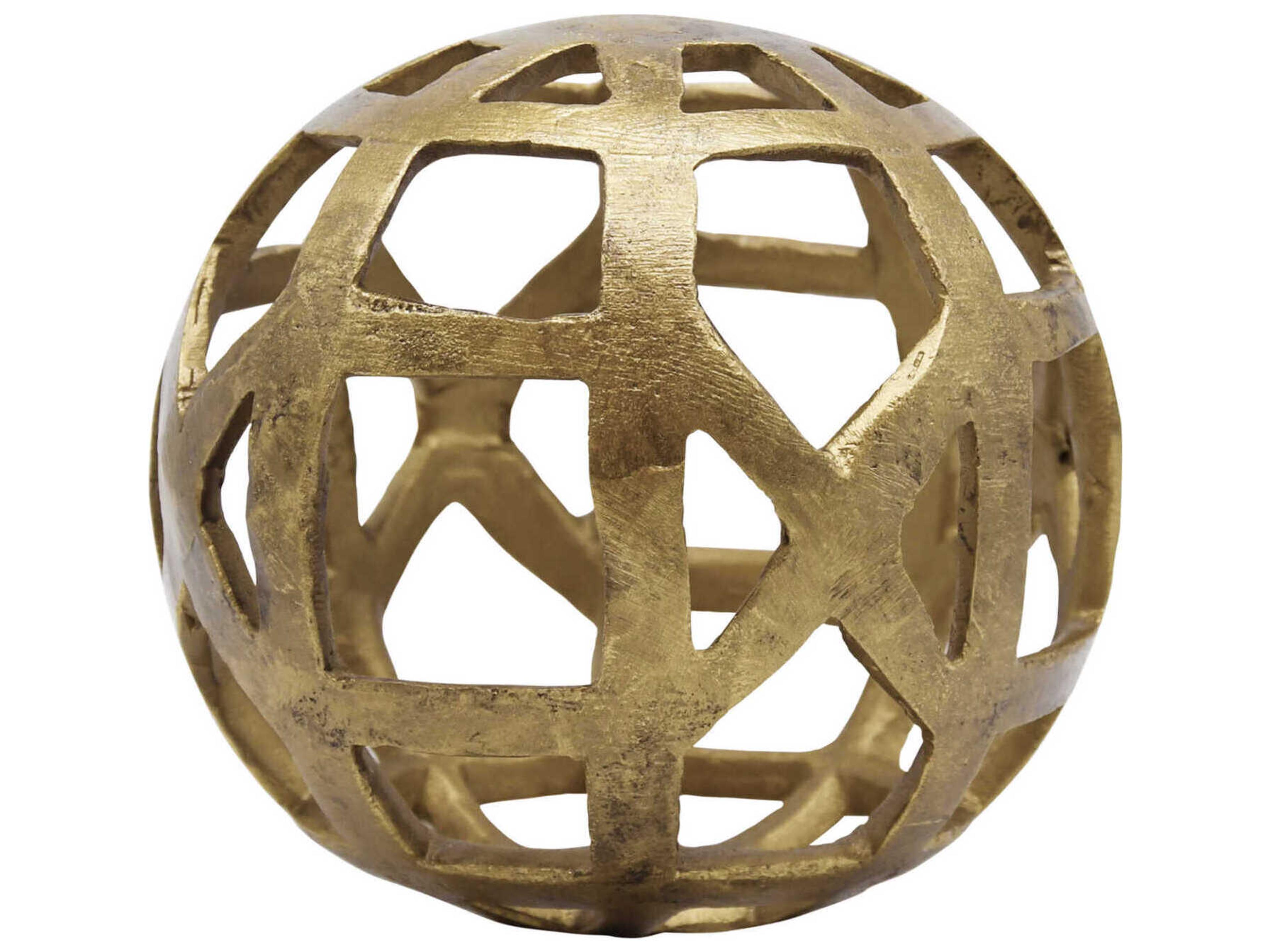 Worlds Away Small Round Metal Ball