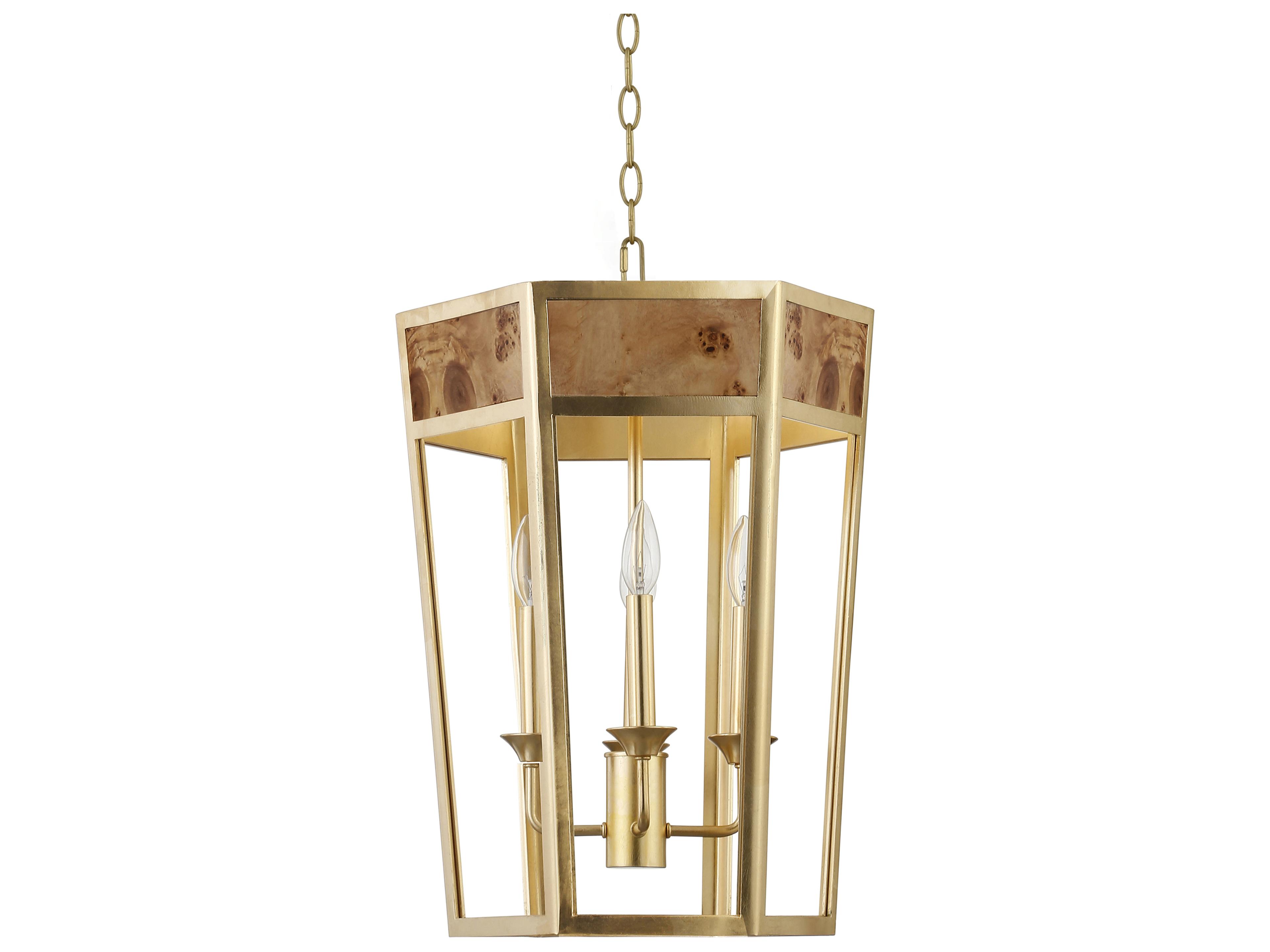 Worlds Away 4-Light Gold Pendant