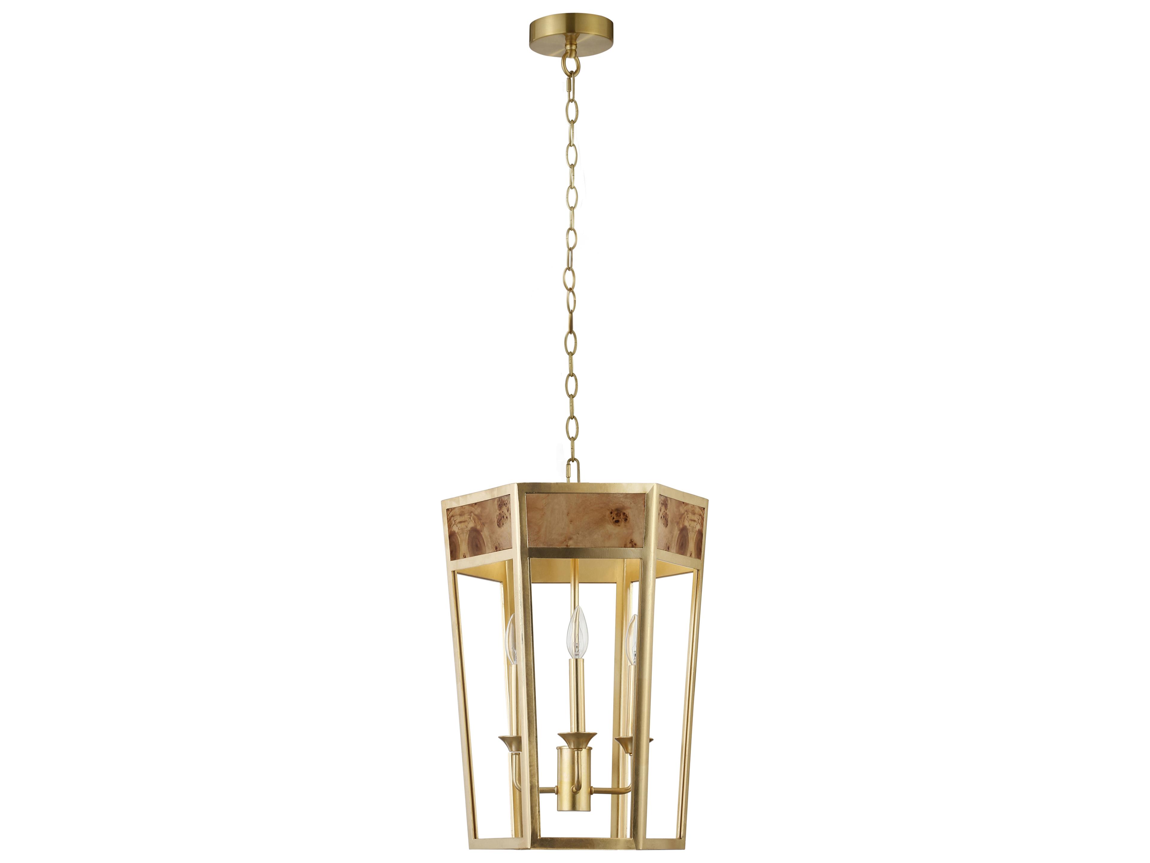 Worlds Away 4-Light Gold Pendant