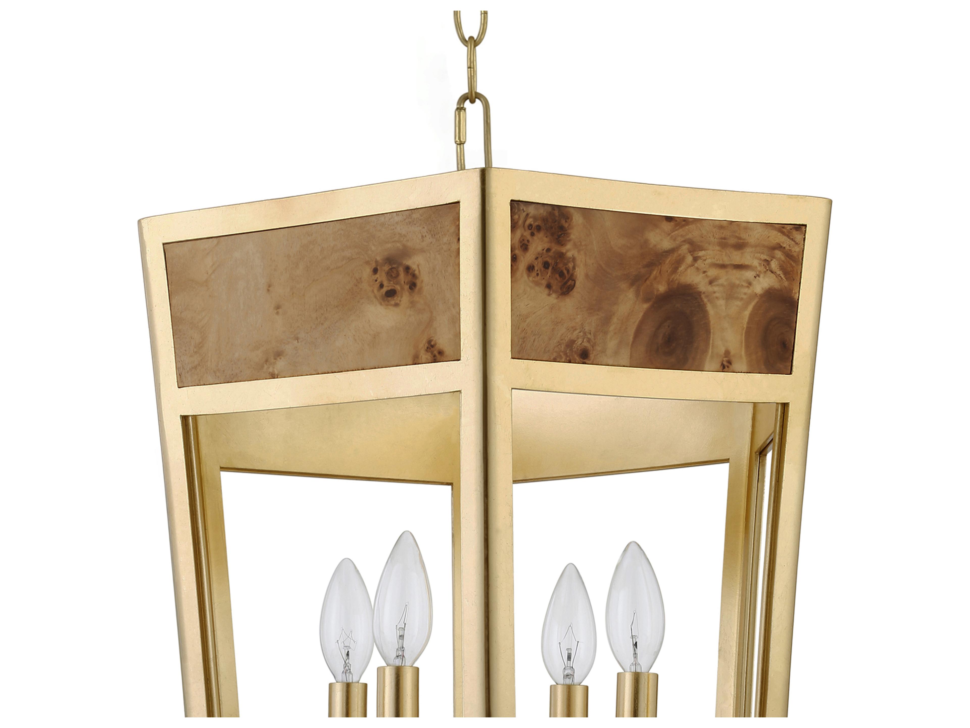 Worlds Away 4-Light Gold Pendant