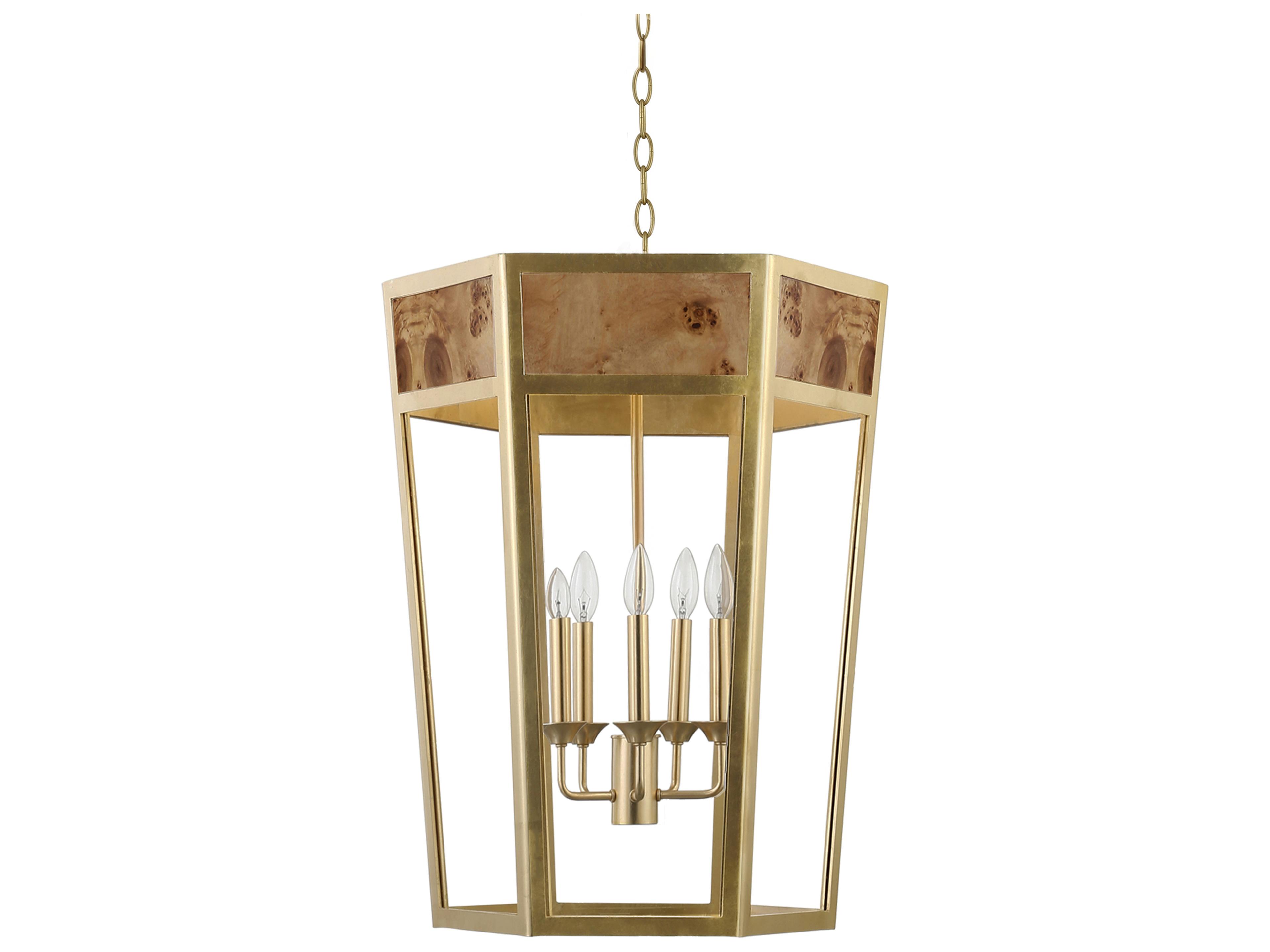 Worlds Away 5-Light Gold Pendant