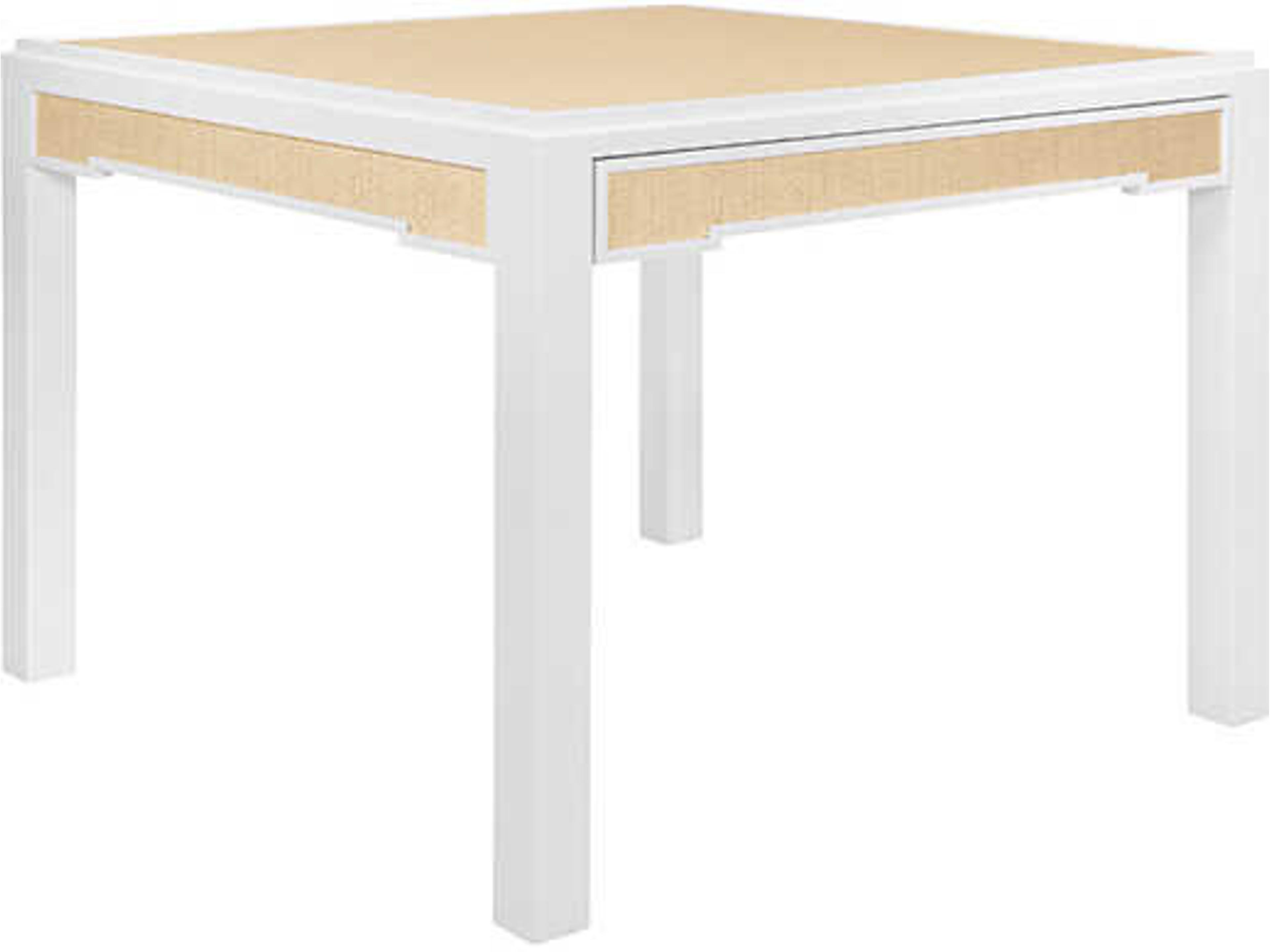 Robin White Solid Wood Brown Dining Table