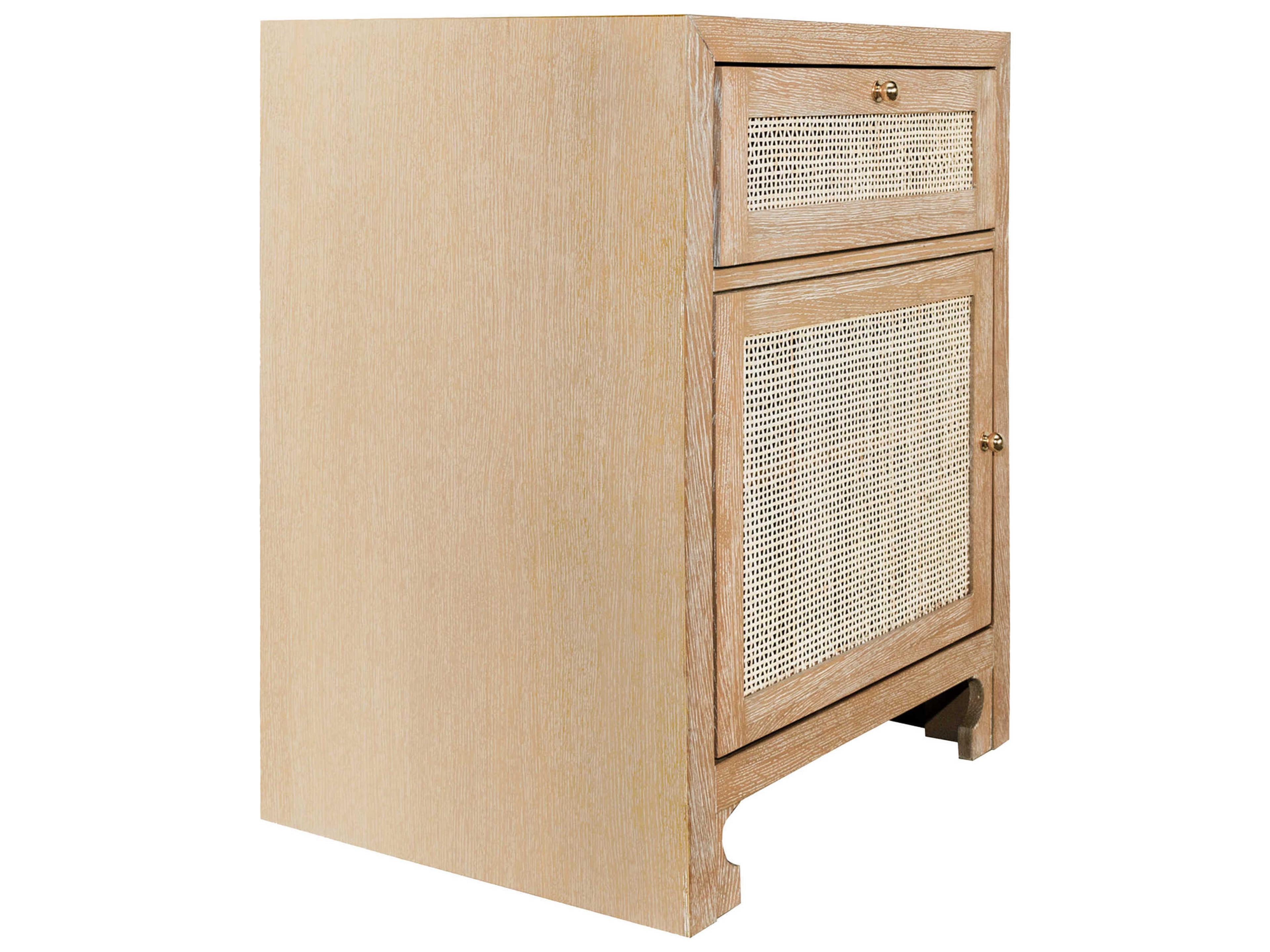 Worlds Away Cerused Oak Brown Wood Accent Chest