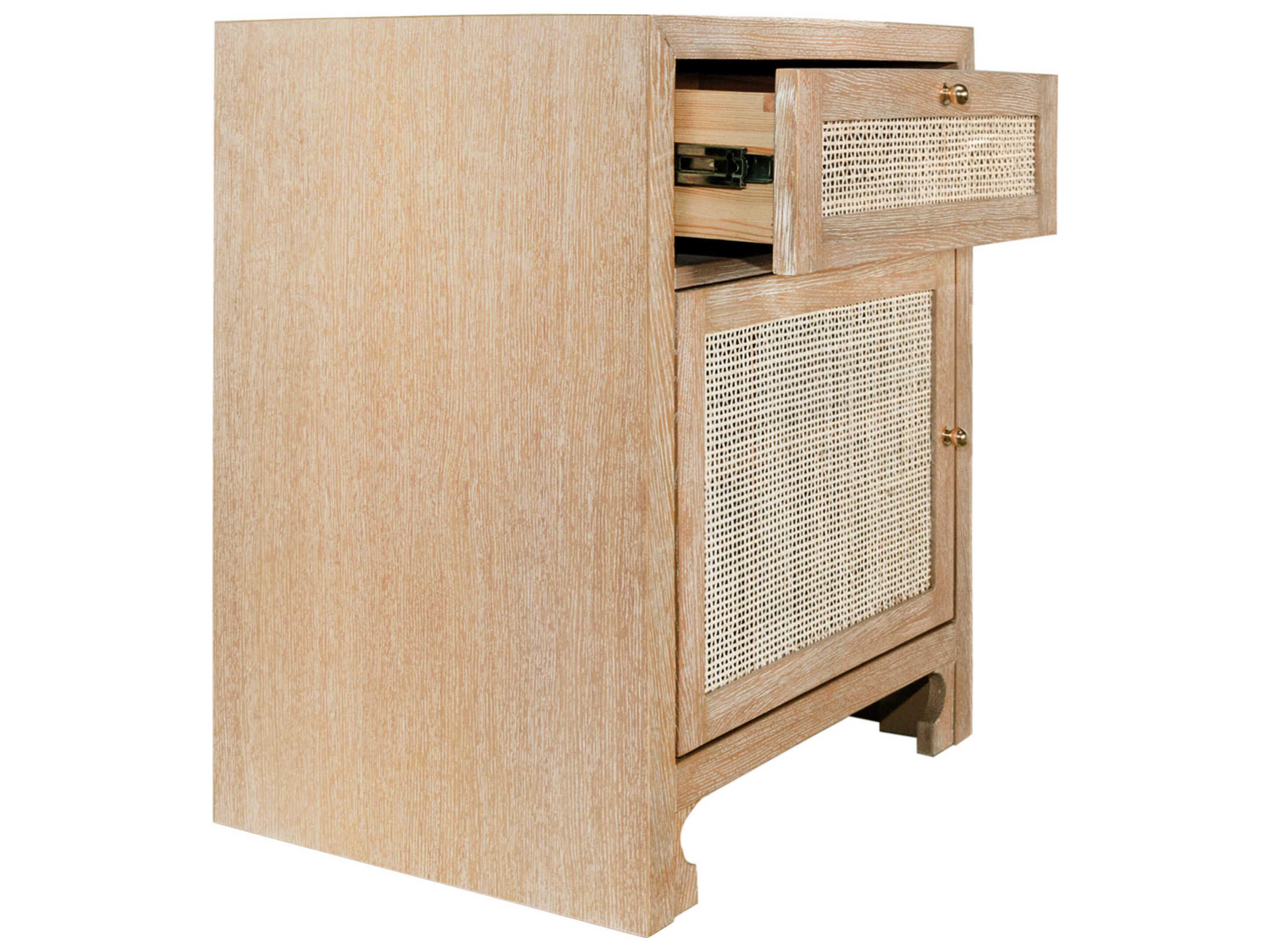 Worlds Away Cerused Oak Brown Wood Accent Chest