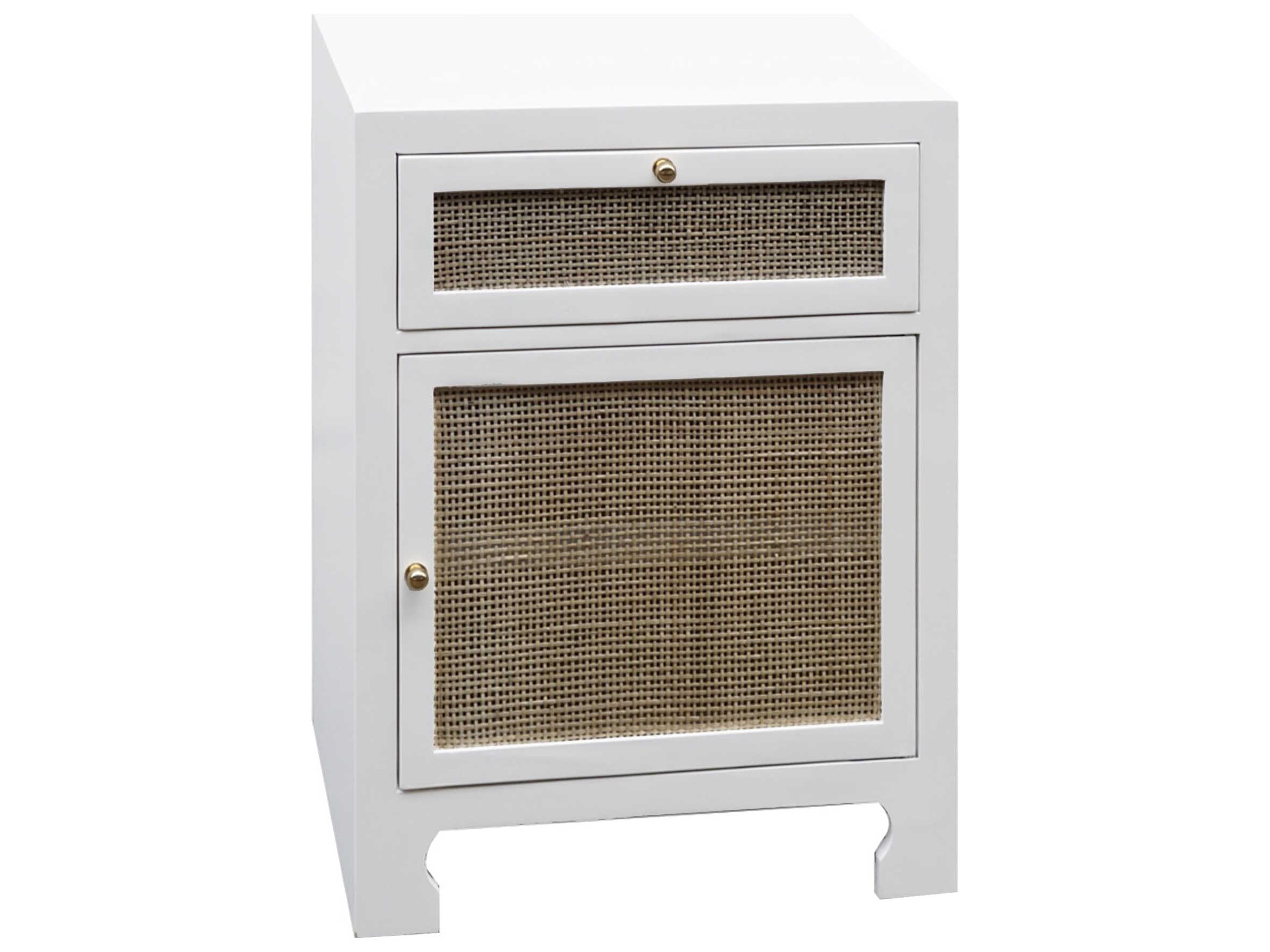 Worlds Away Rectangular Wood End Table