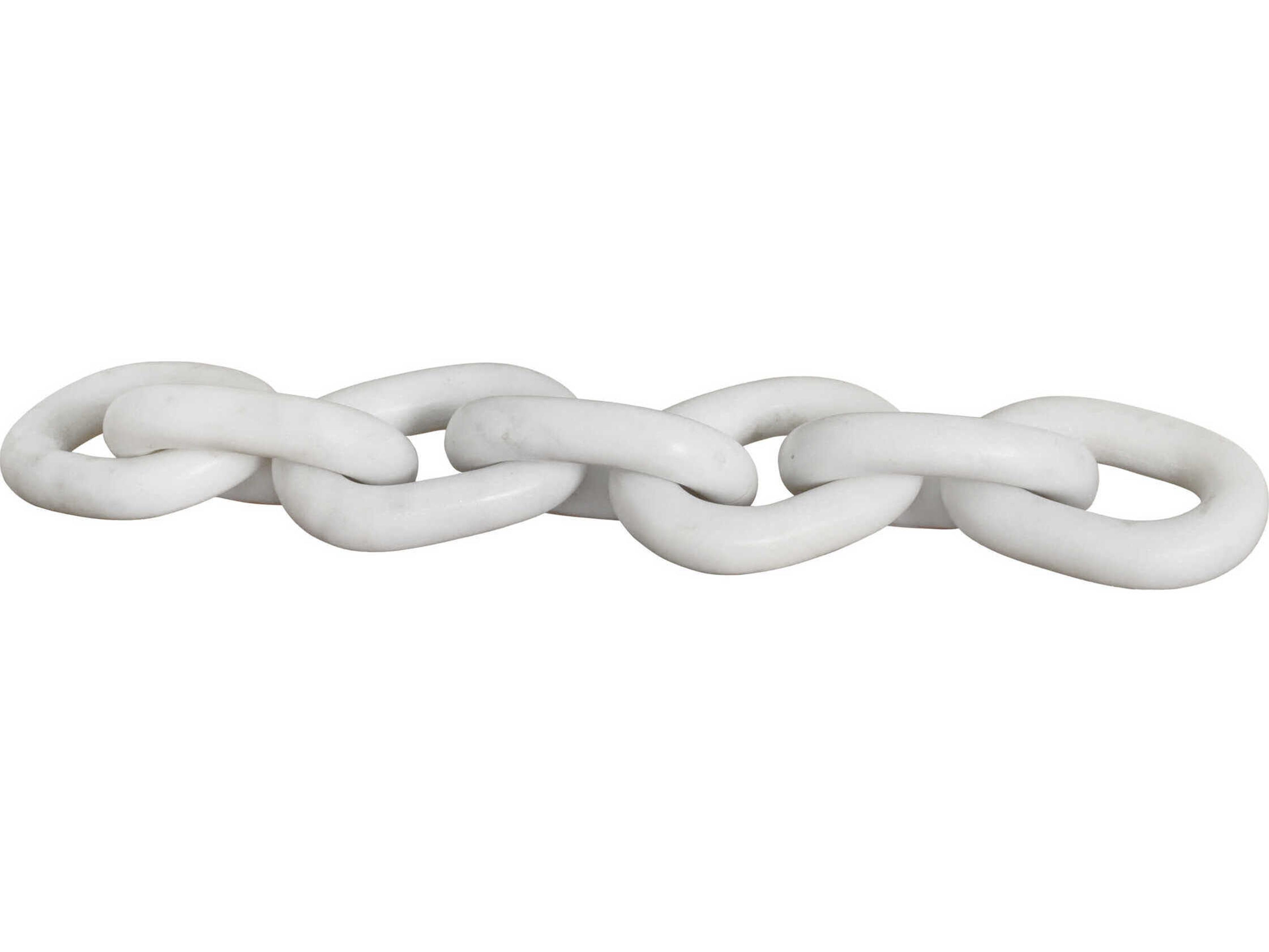 Worlds Away Marble Chain Link Object