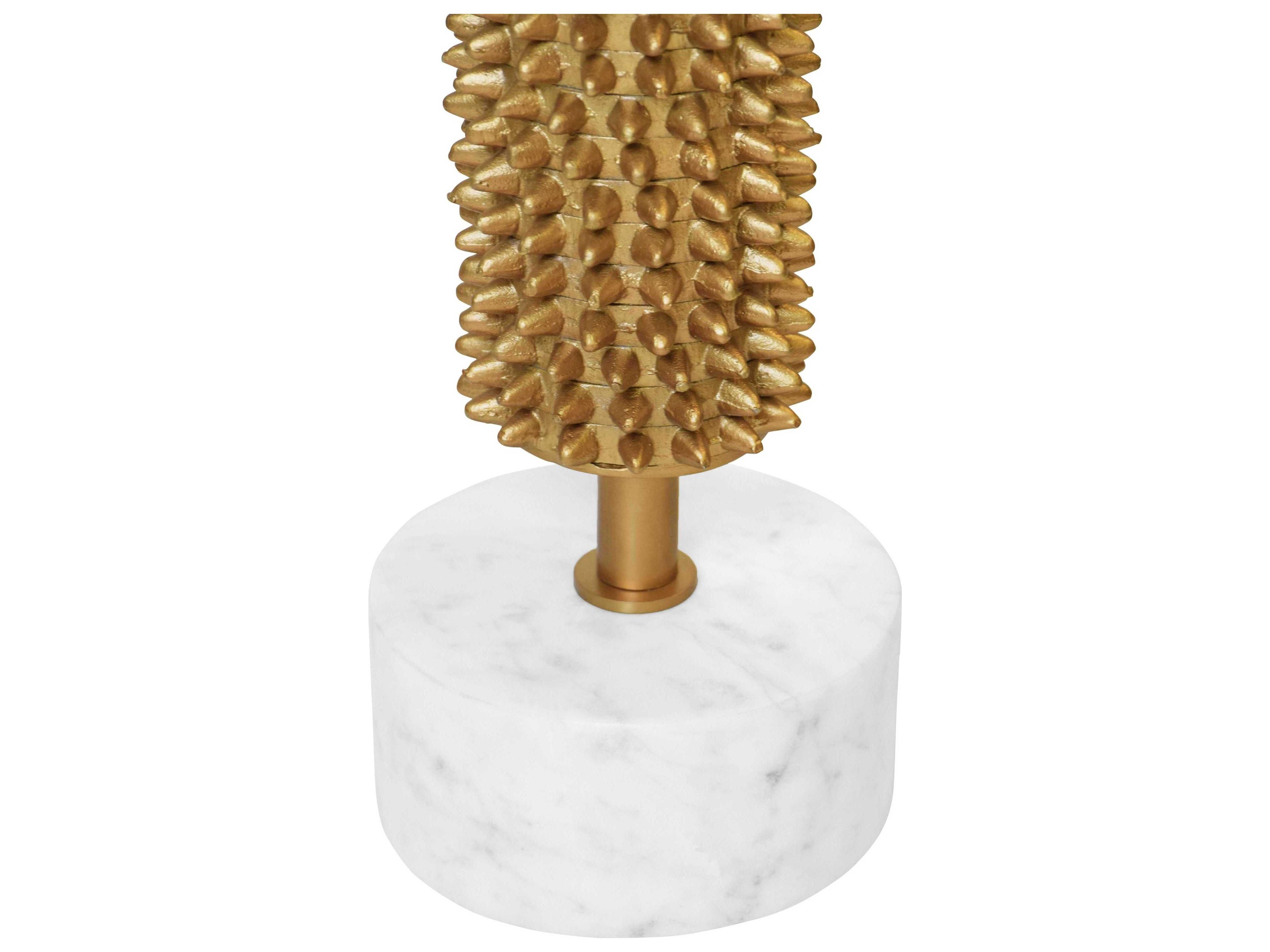 Worlds Away Round Mirror End Table