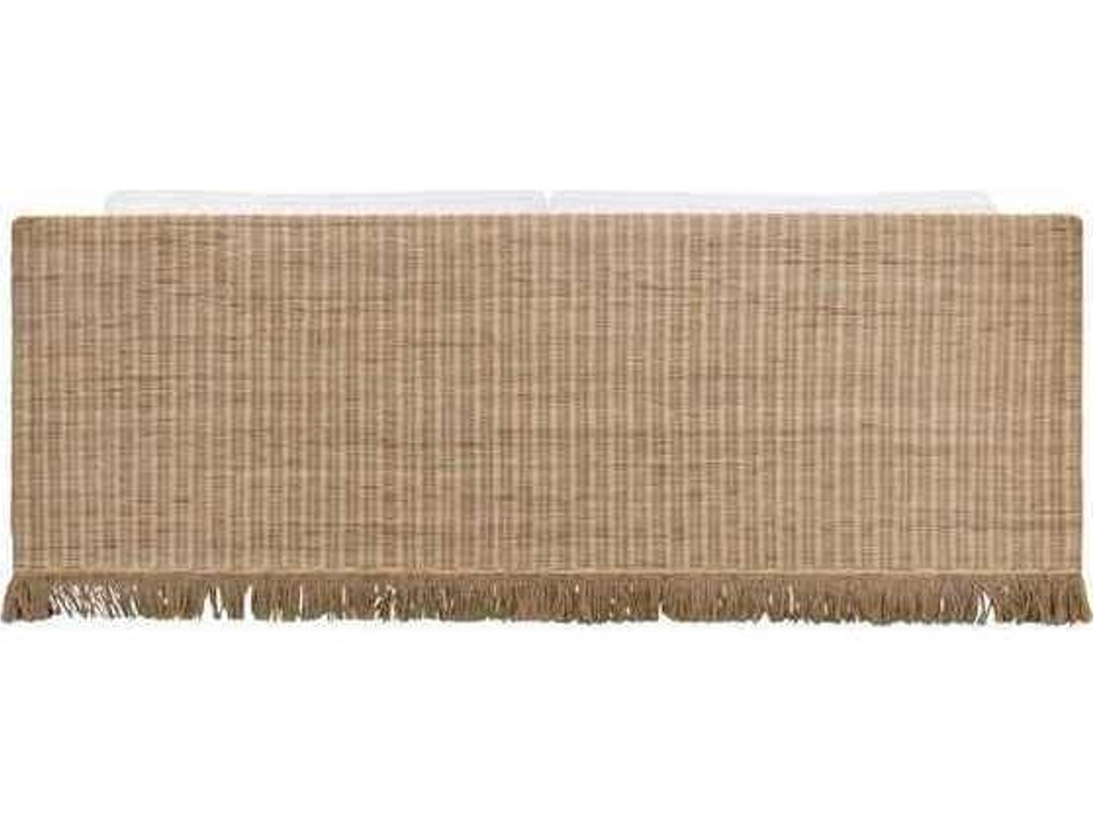 Worlds Away Brown Upholstered Sofa