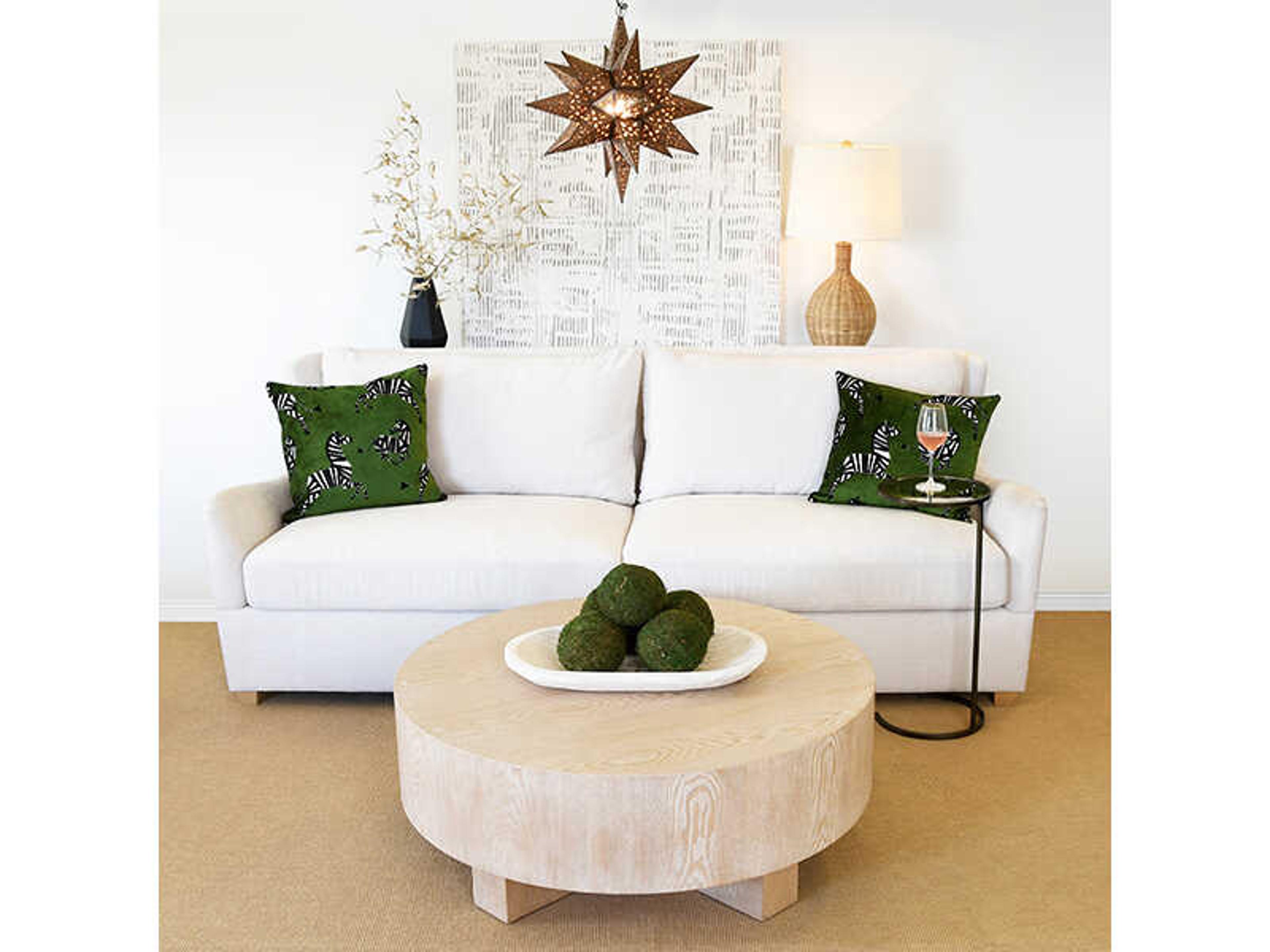 Worlds Away Tin Star Brown Sputnik Pendant