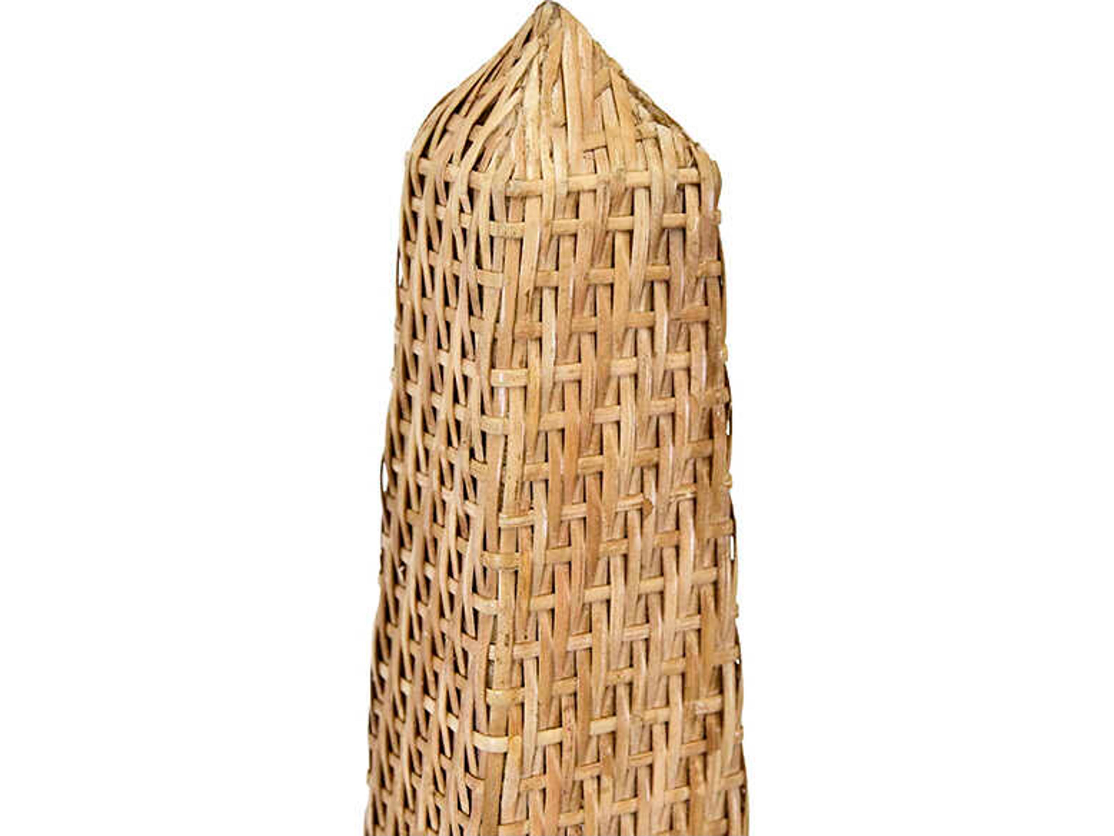 Worlds Away Titus Brown Obelisk Sculpture