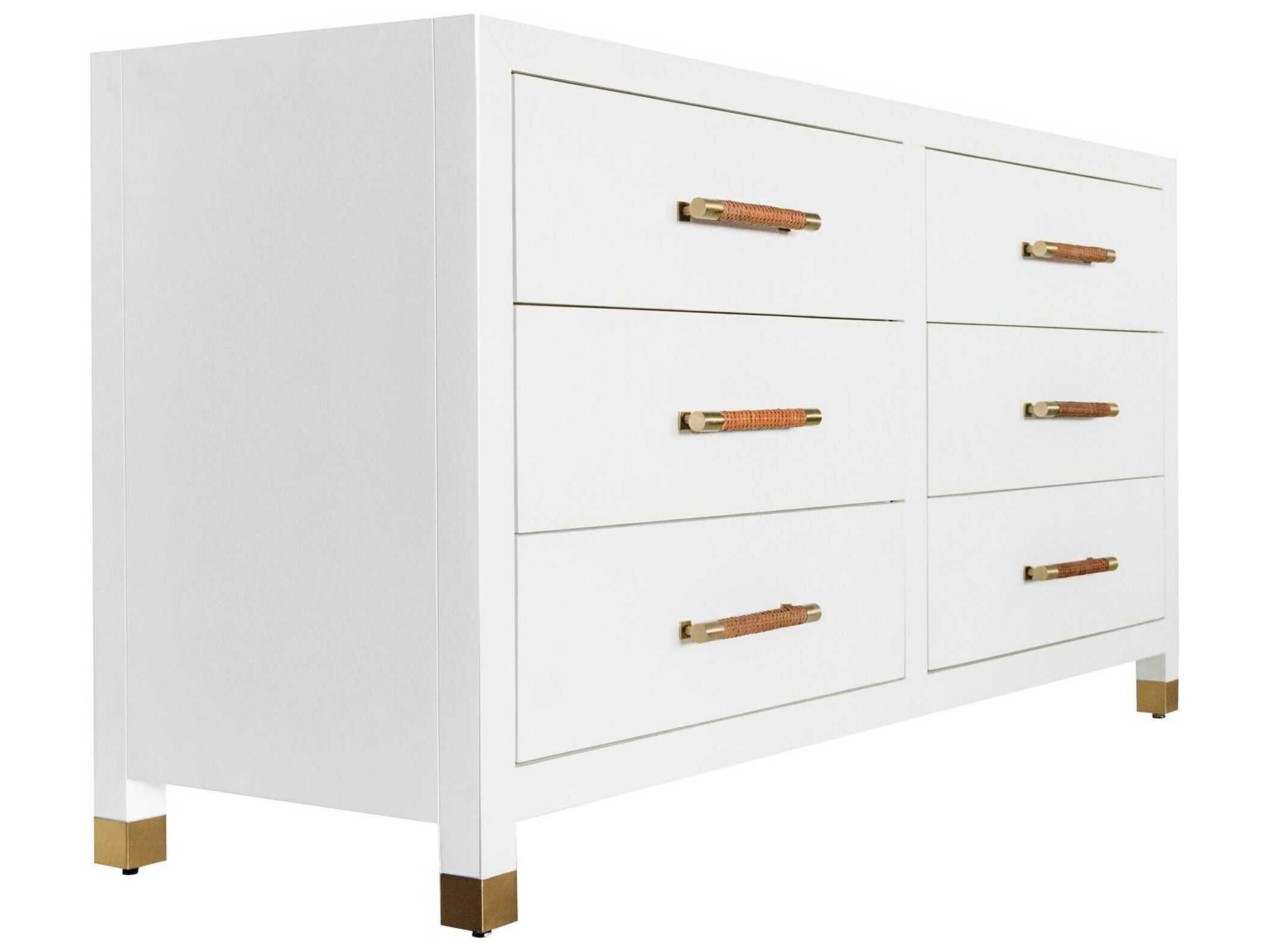 Worlds Away 6-Drawers Double Dresser