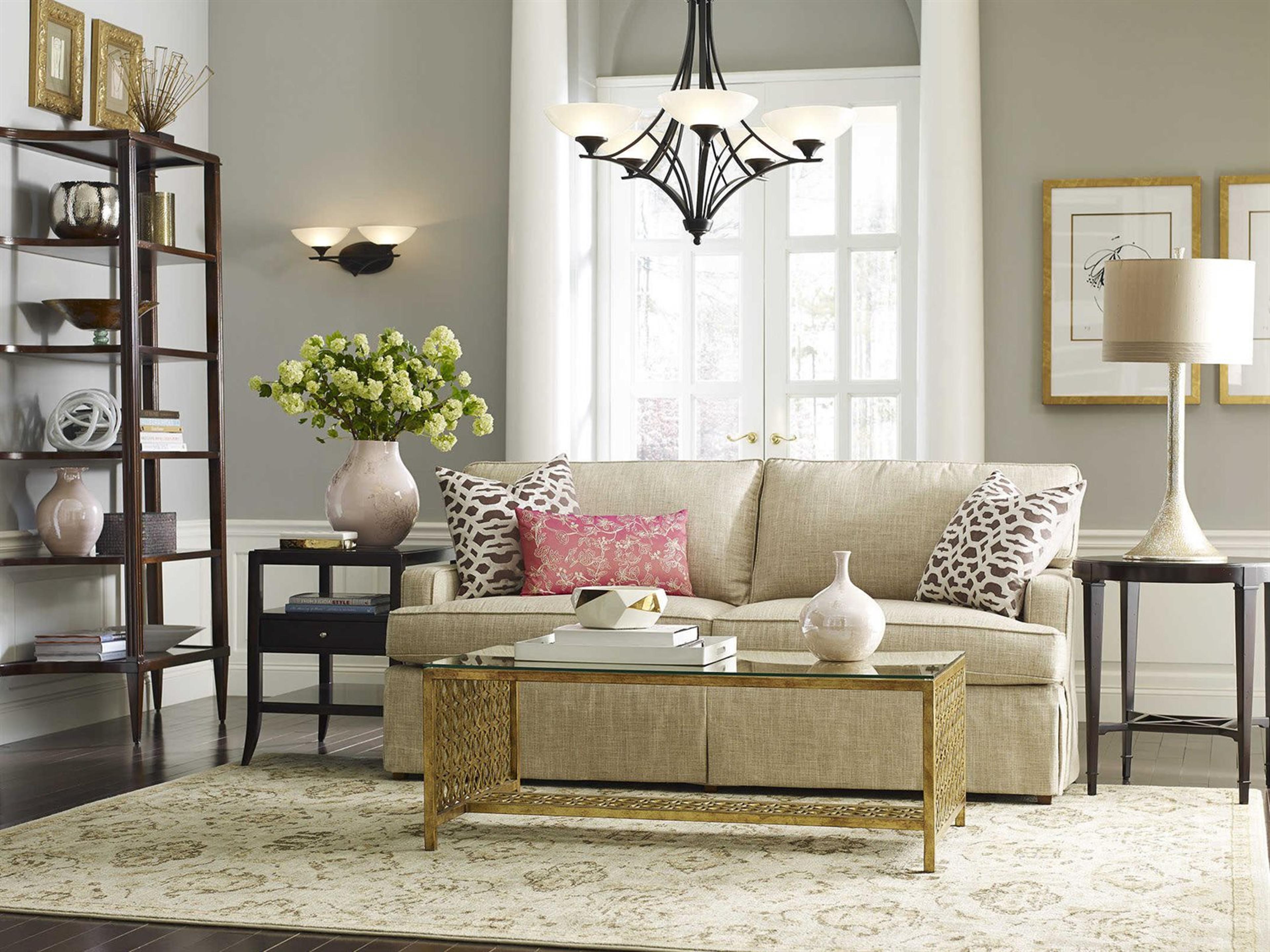 Woodbridge Addison Round Ebonized Mahogany End Table