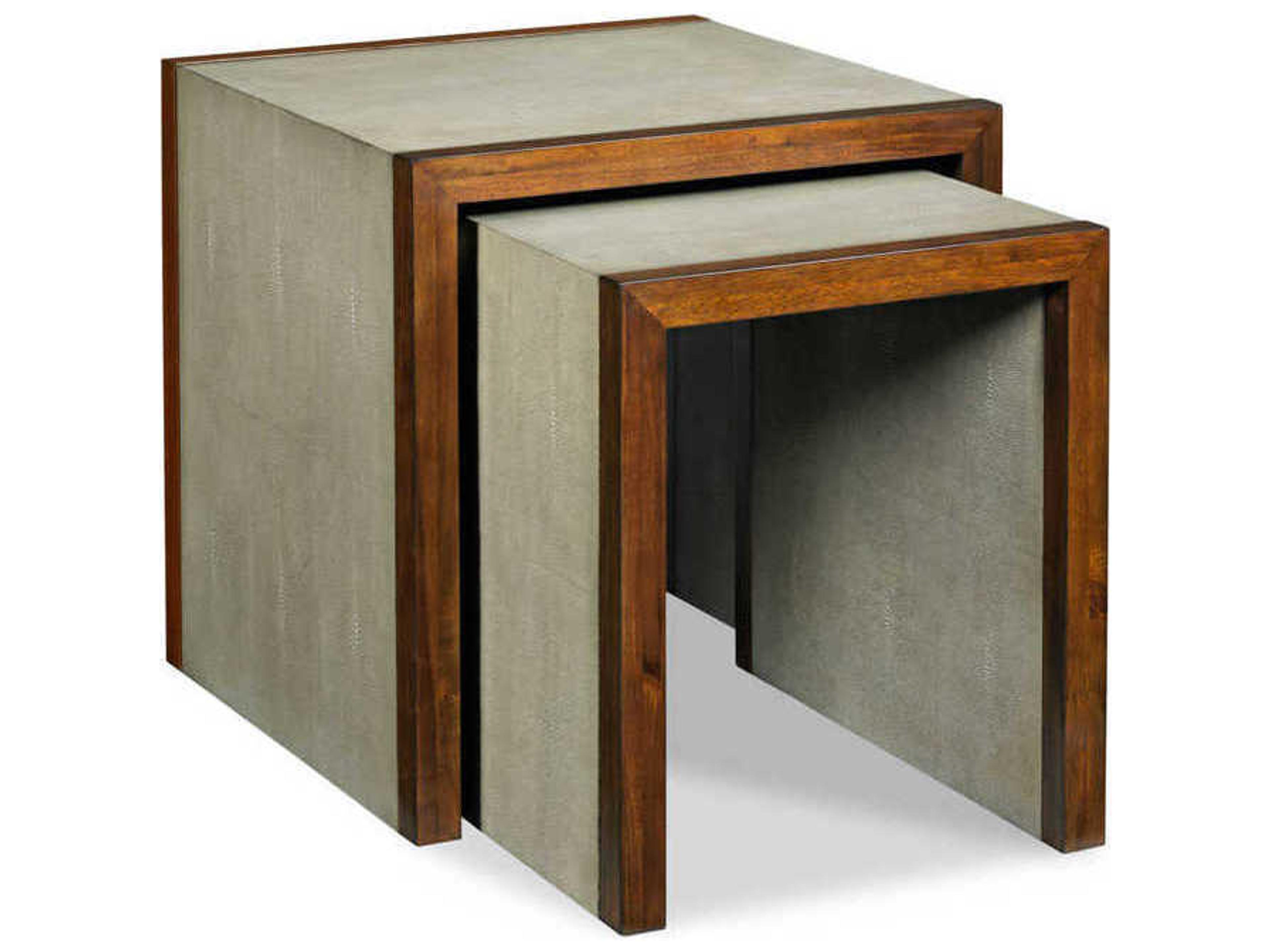 Woodbridge Savoye Shagreen Nest of Tables