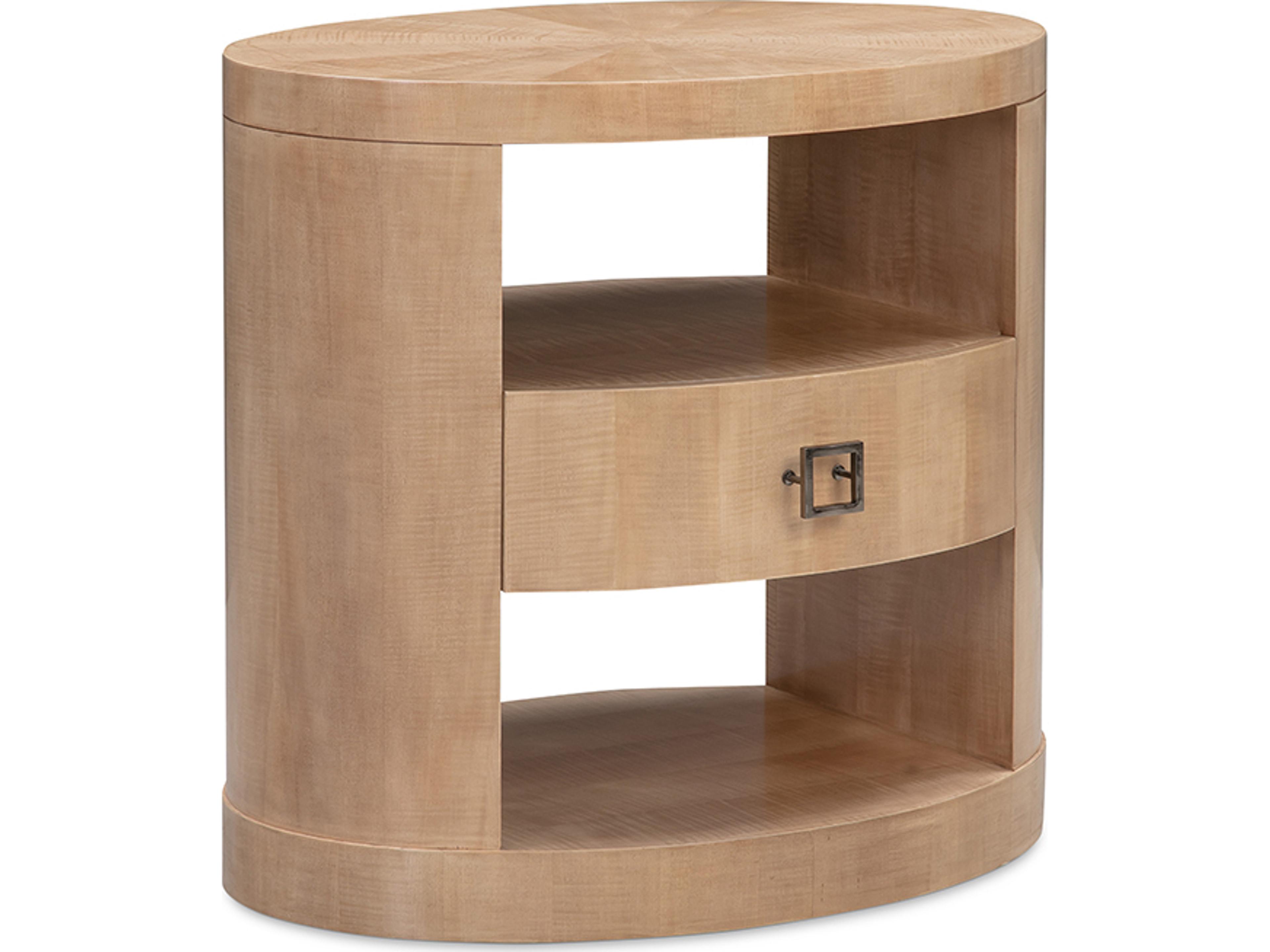 Norah Oval Bedside Table
