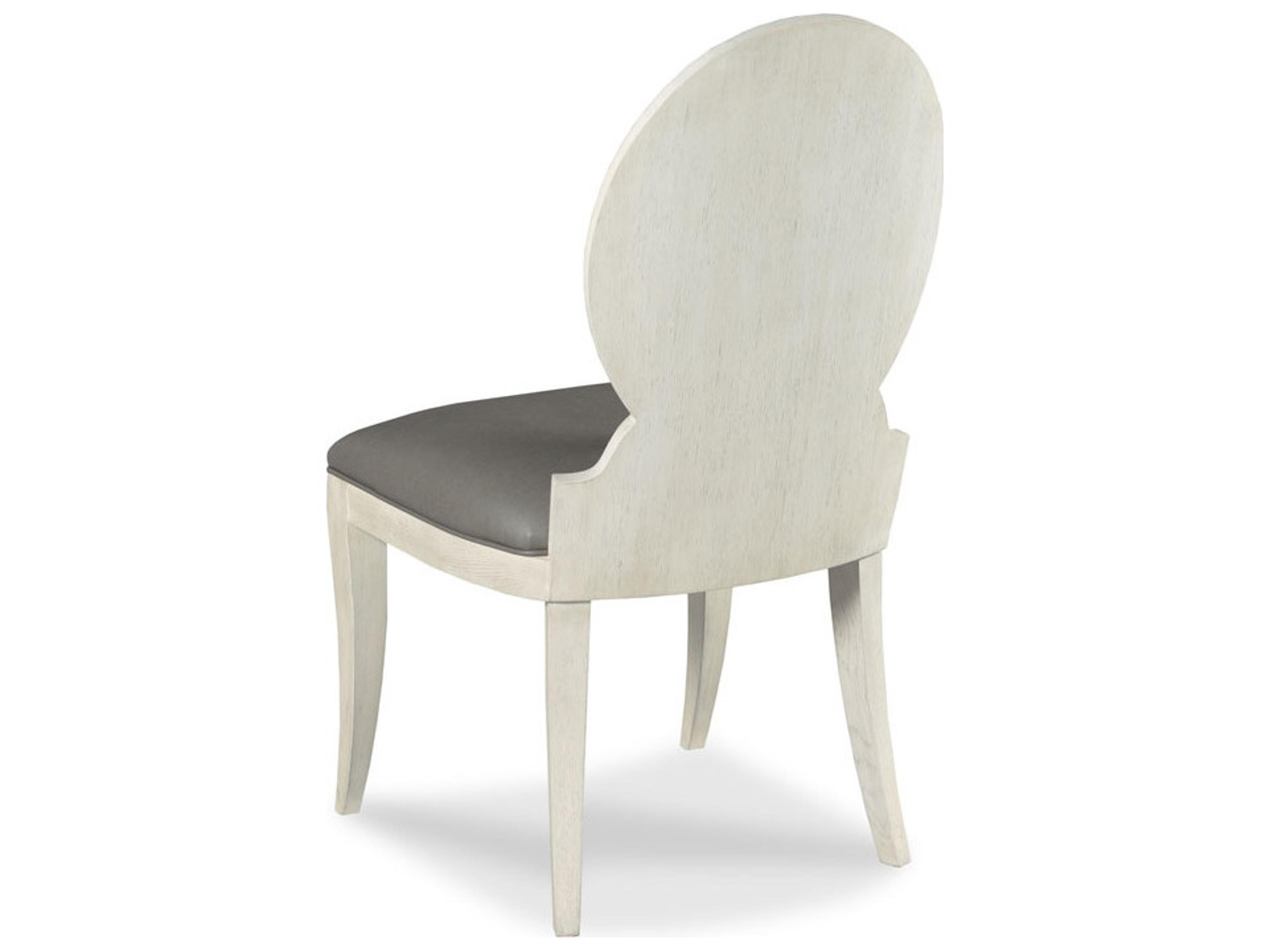 Woodbridge LeBeau Oak Wood White Side Dining Chair