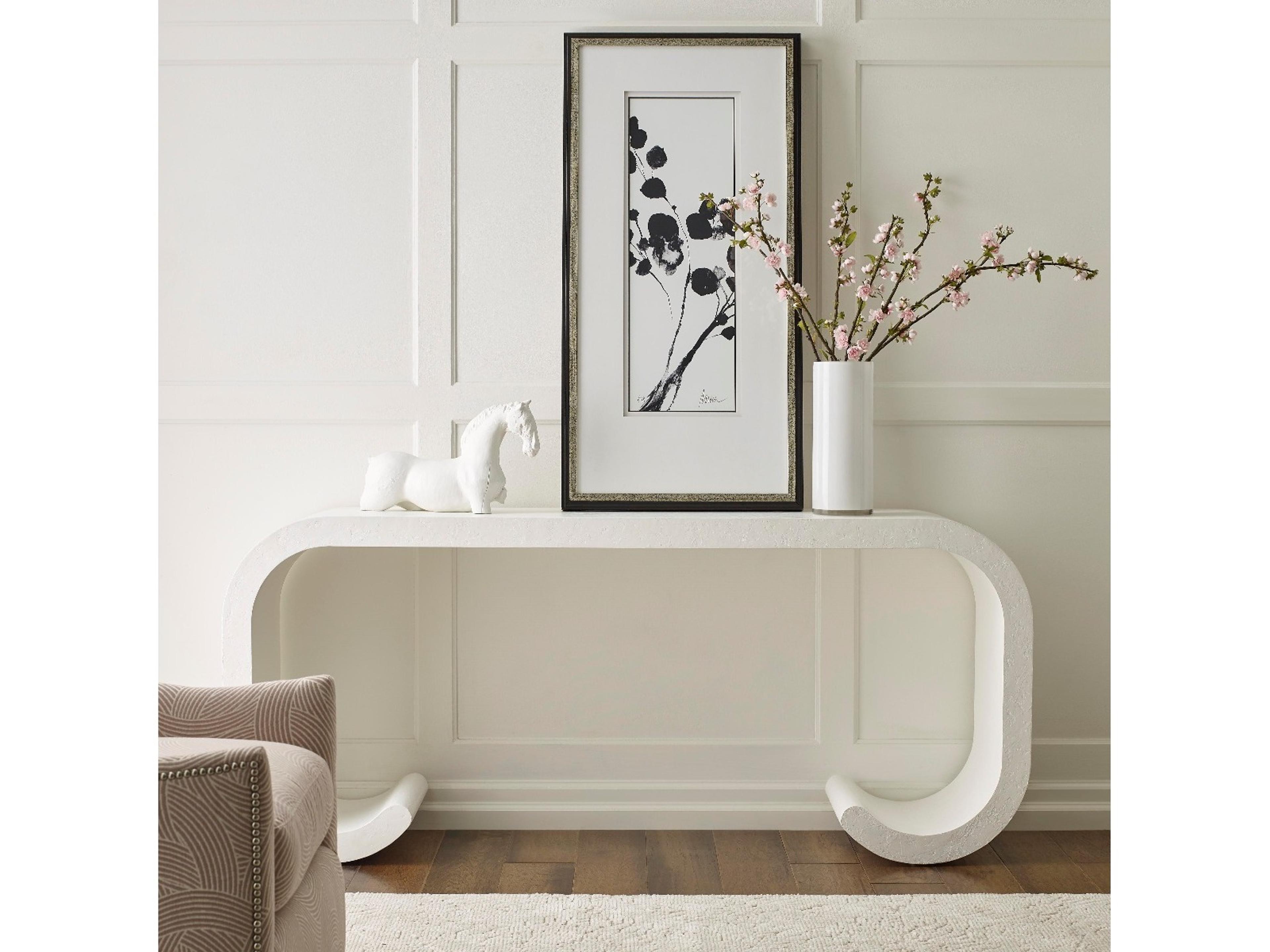 Woodbridge Scroll Console Table