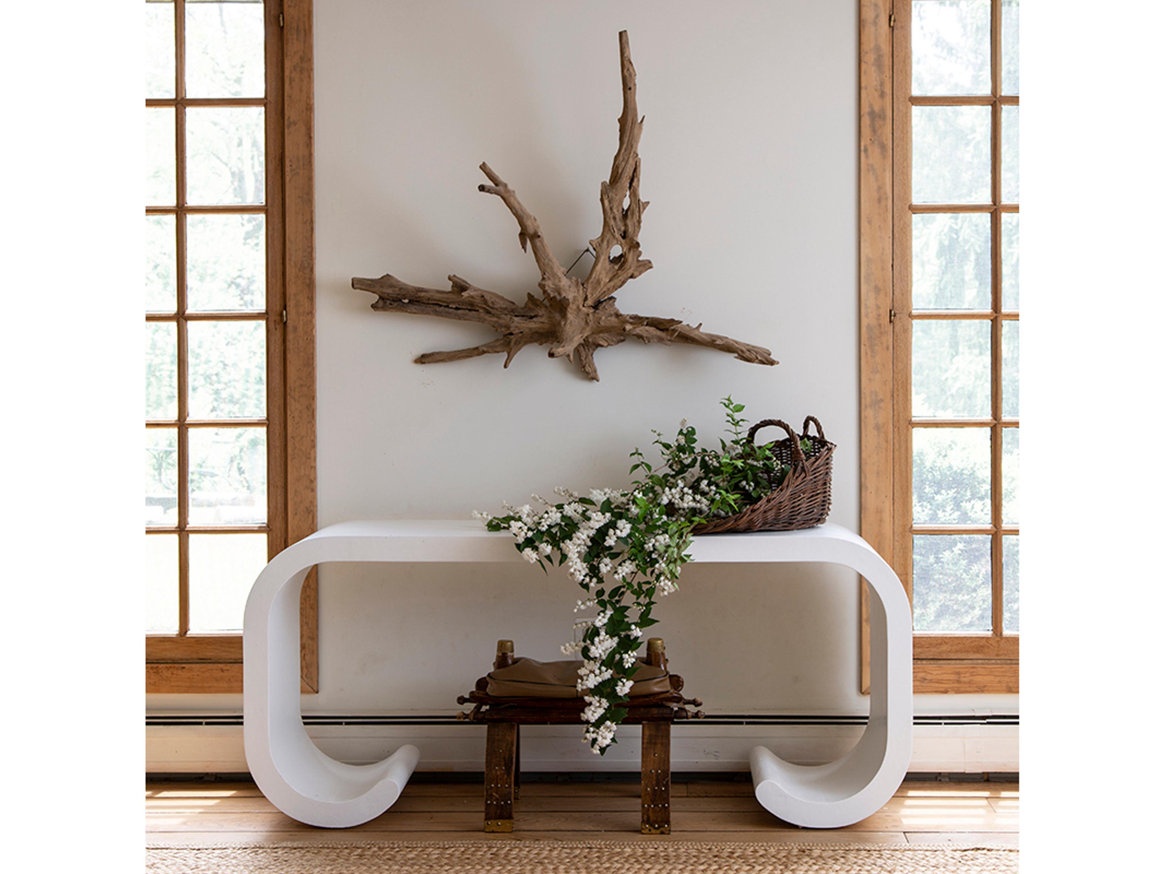 Woodbridge Scroll Console Table