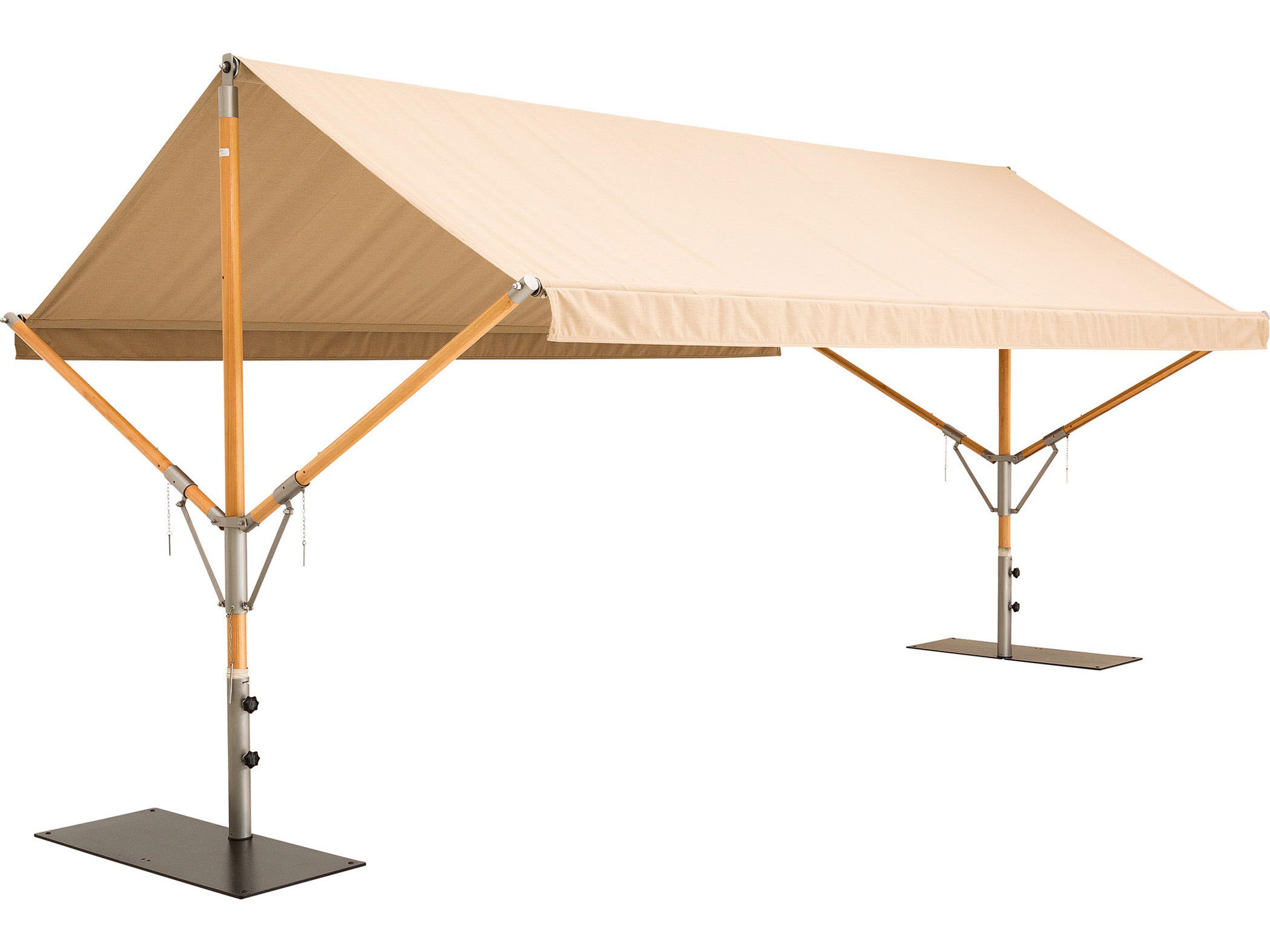 Woodline Shade Solutions Papillon 15 x 9.8 Foot Rectangular Pavilion