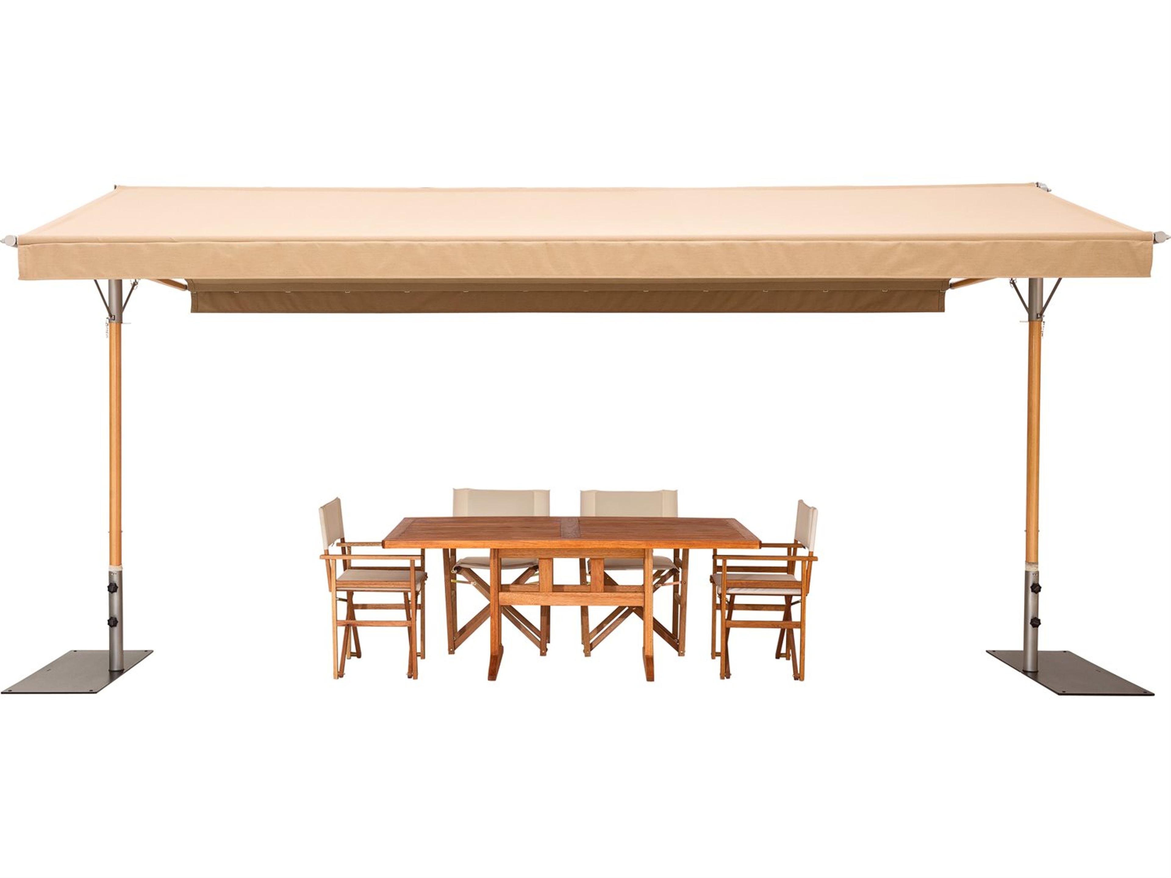 Woodline Shade Solutions Papillon 15 x 9.8 Foot Rectangular Pavilion