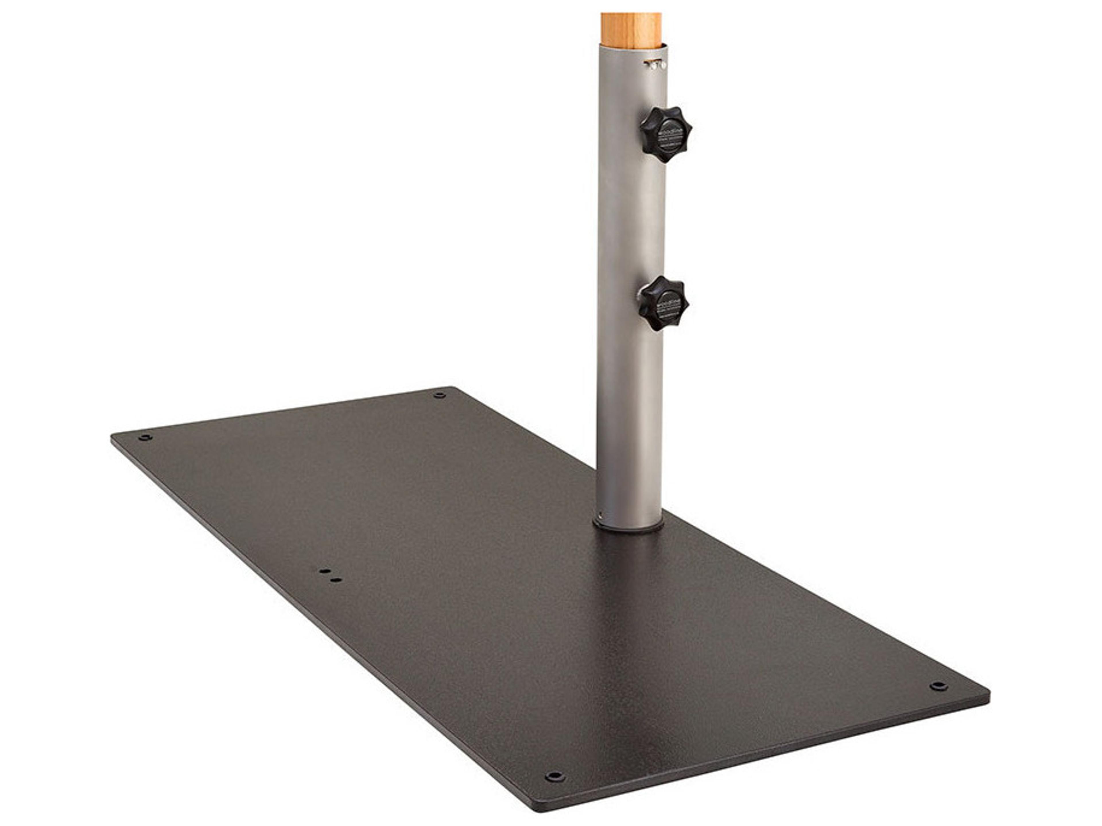 Set of 2 Papillon Metal Base + 70mm (2 3/4'') Stainless Steel tube