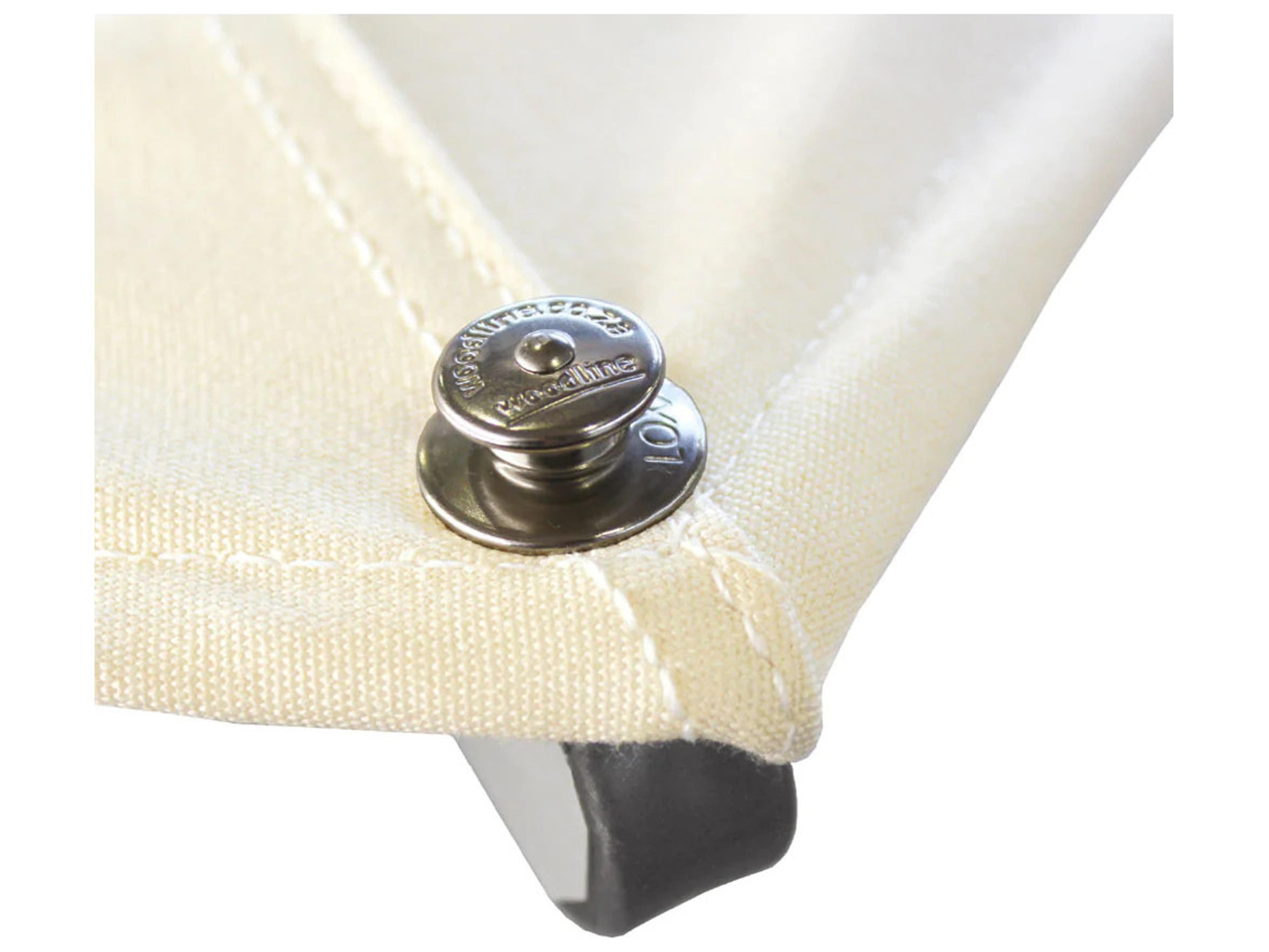 Woodline Shade Solutions Pendulum Aluminum Cantilever 13 Foot Octagon Crank Lift Patio Umbrella