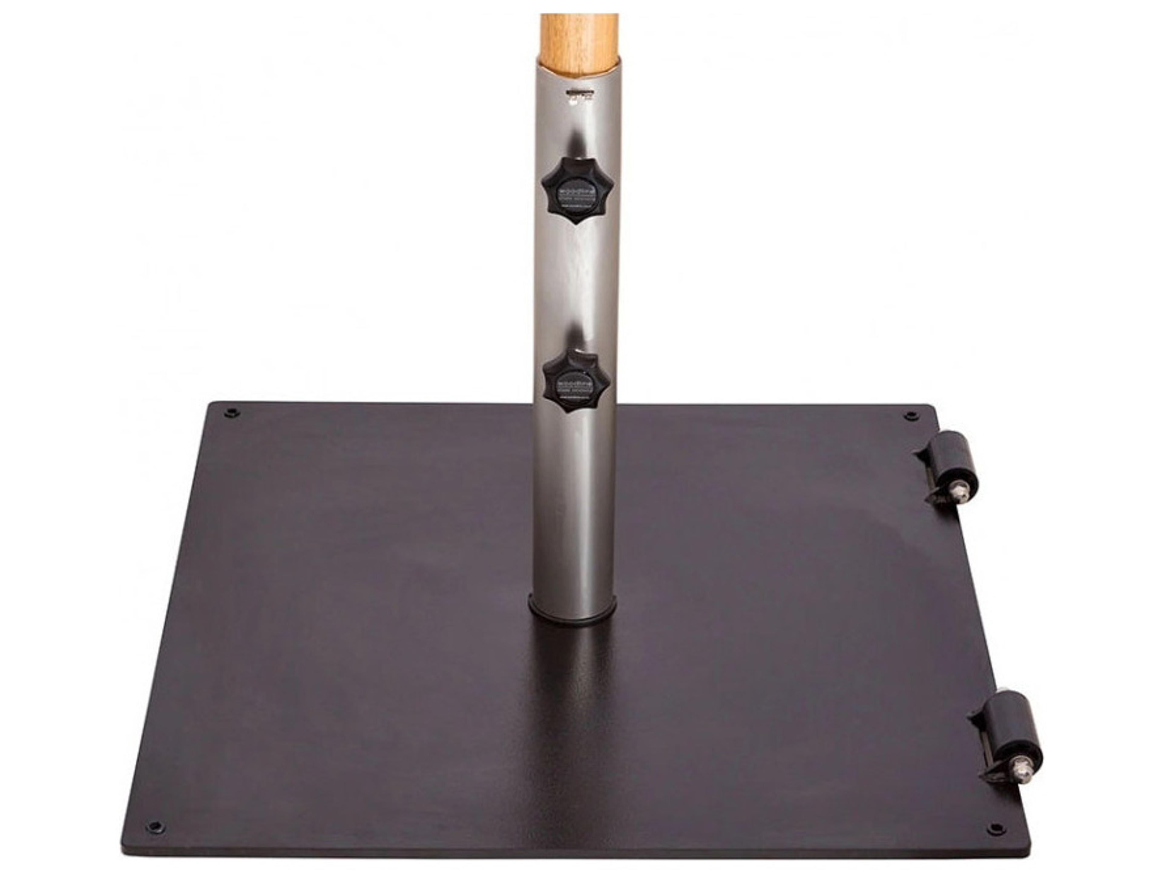 609 Square Metal Basse with wheels + 38mm (1 1/2'') Stainless Steel tube