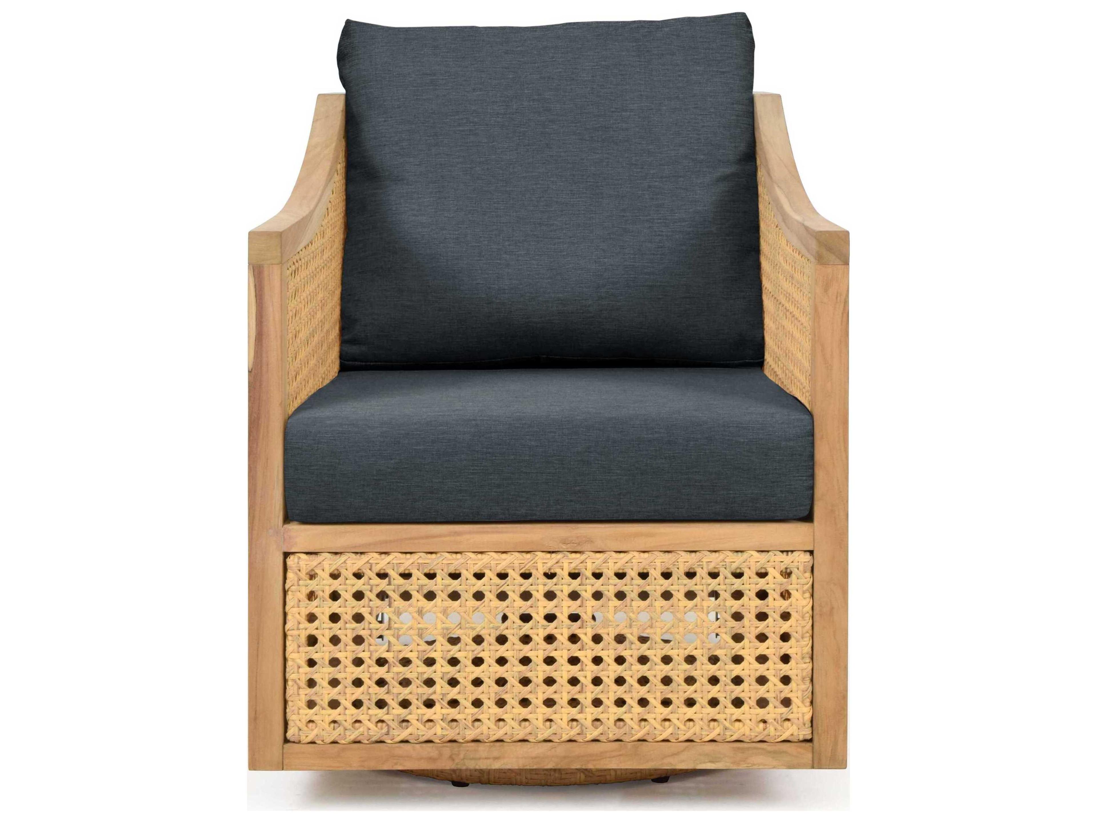 Woodbridge Outdoor Jupiter Natural Teak Cushion Lounge Chair