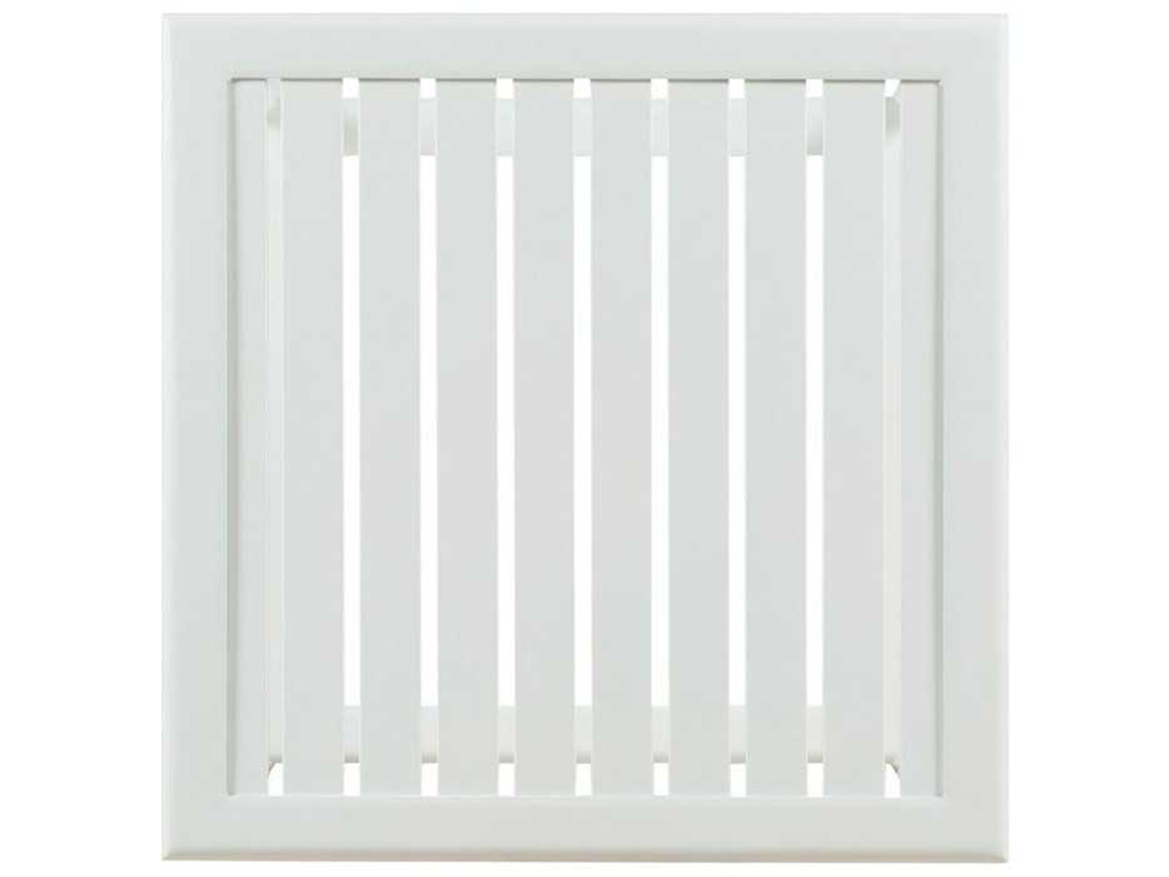 Woodbridge Outdoor Carlyle Cloud White Aluminum Square End Table