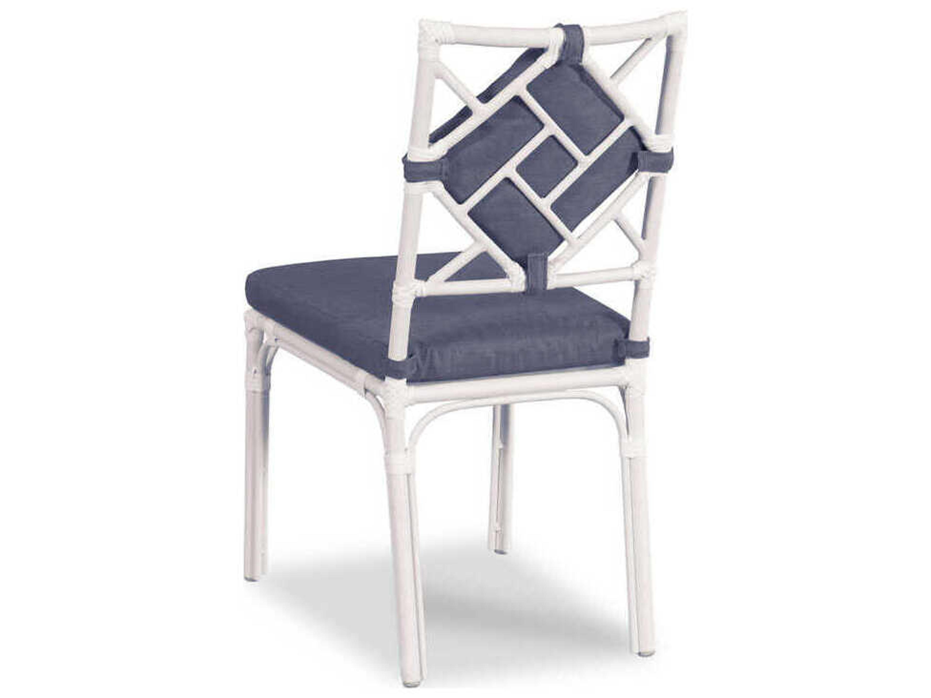 Woodbridge Outdoor Carlyle Cloud White Aluminum Cushion Dining Chair