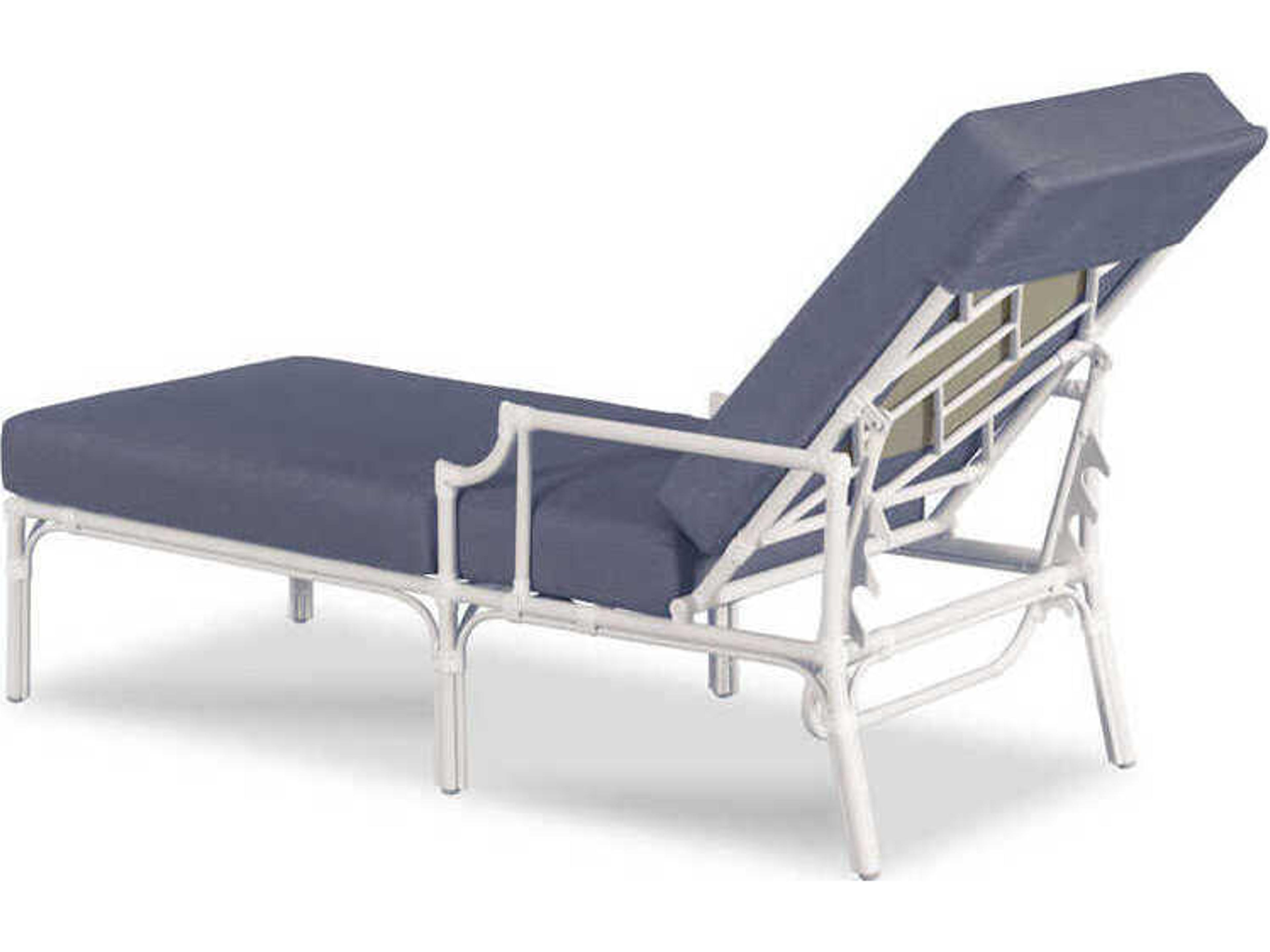 Woodbridge Outdoor Carlyle Cloud White Aluminum Cushion Chaise Lounge