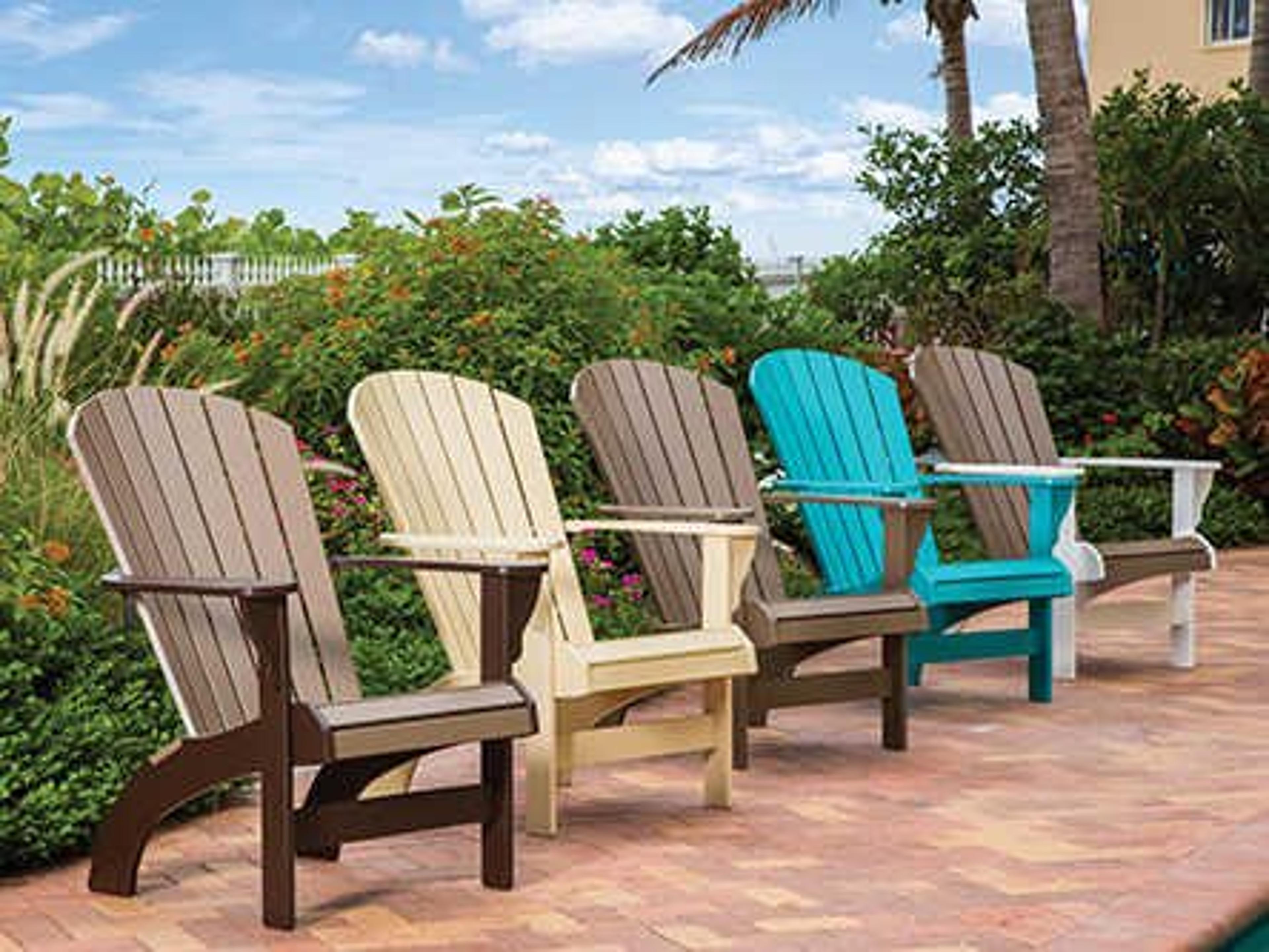 Adirondack Marine Grade Polymer Patio Lounge Set