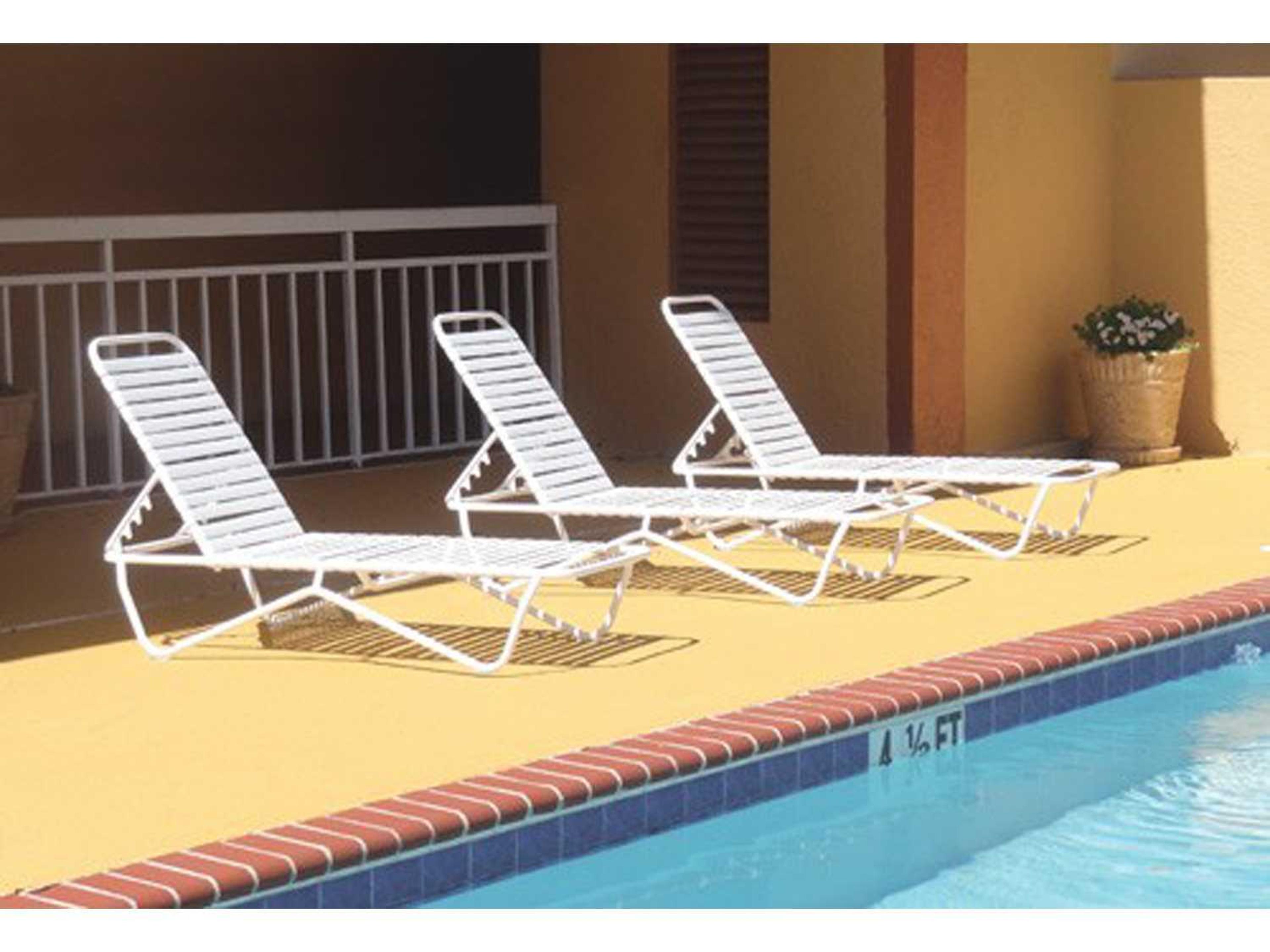 Aruba Strap Aluminum Lounge Set