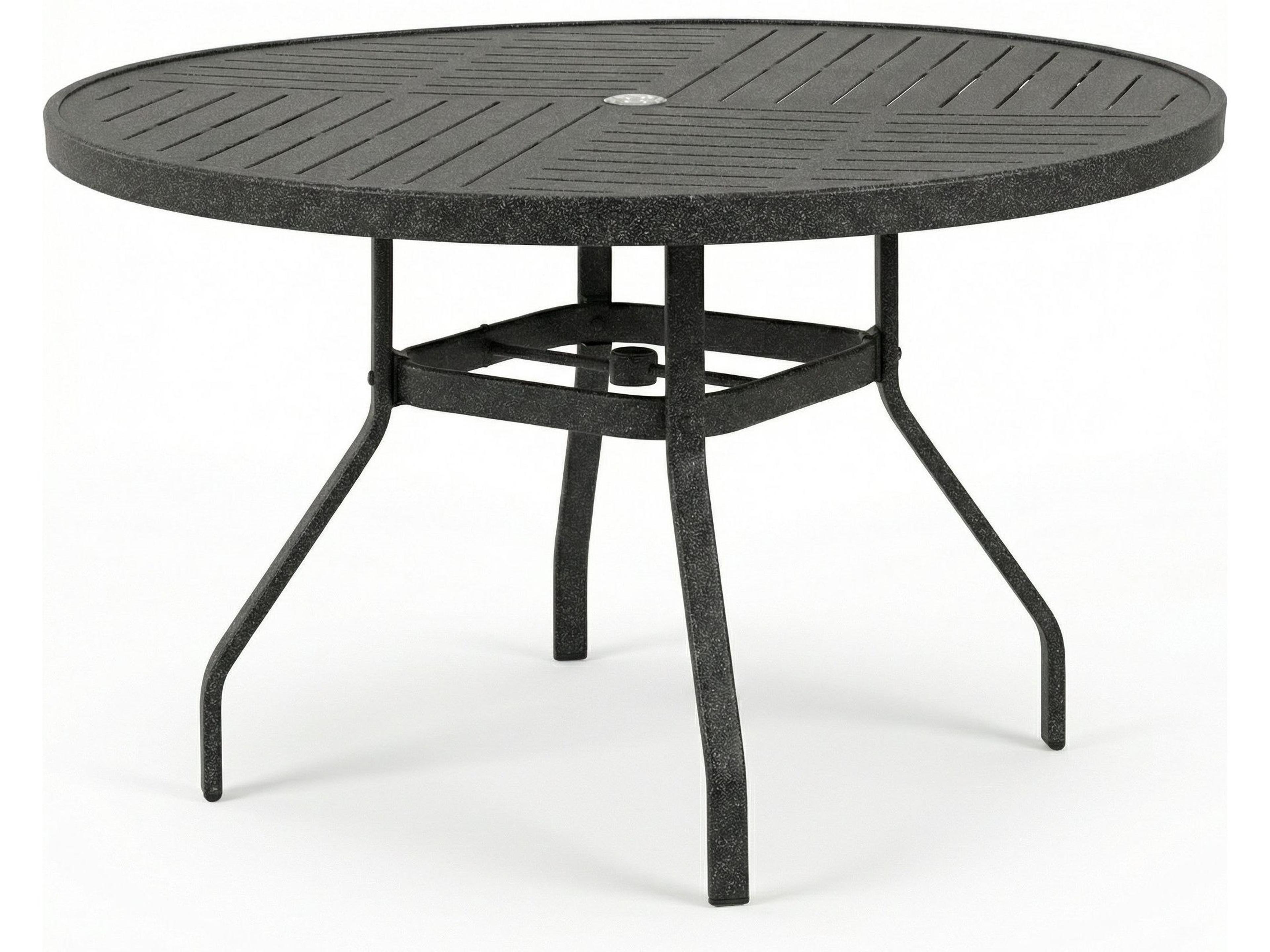 Windward Design Group Napa Punched Aluminum Round Dining Table