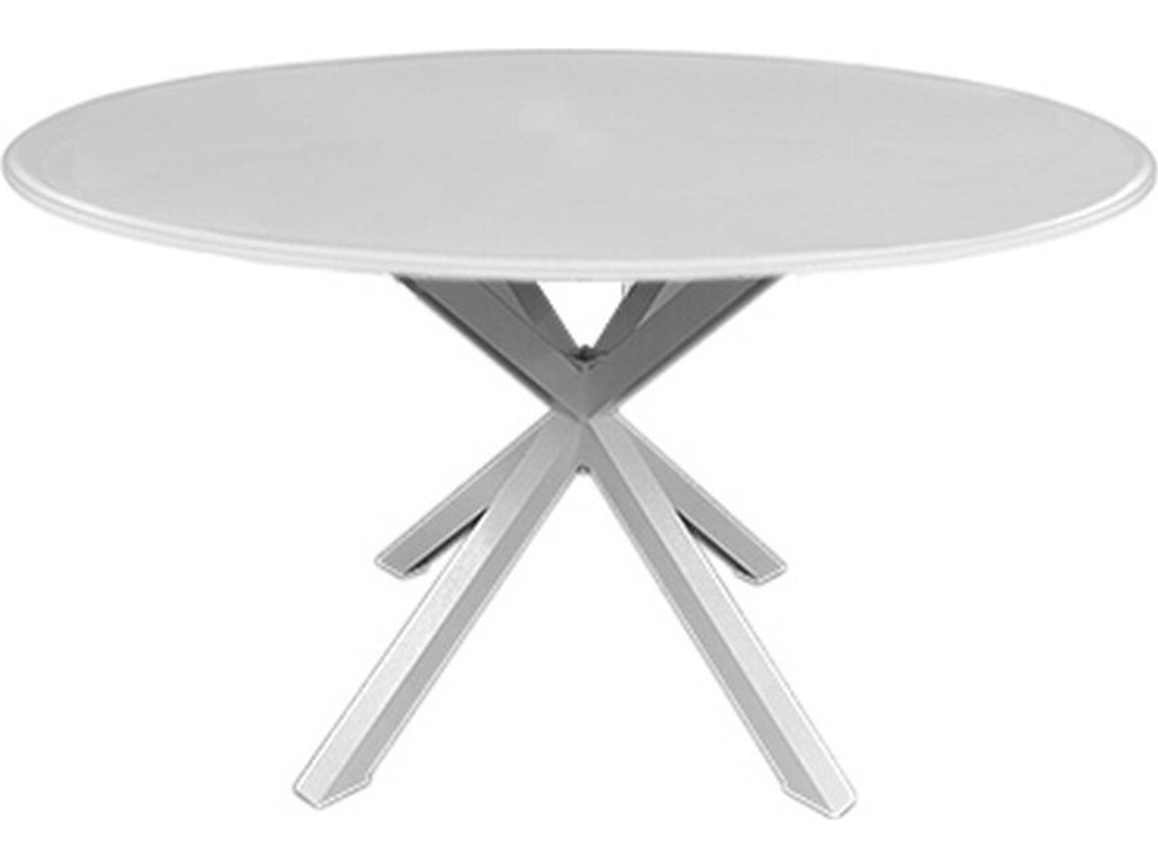 Newport MGP Round Patio Dining Table with Umbrella Hole
