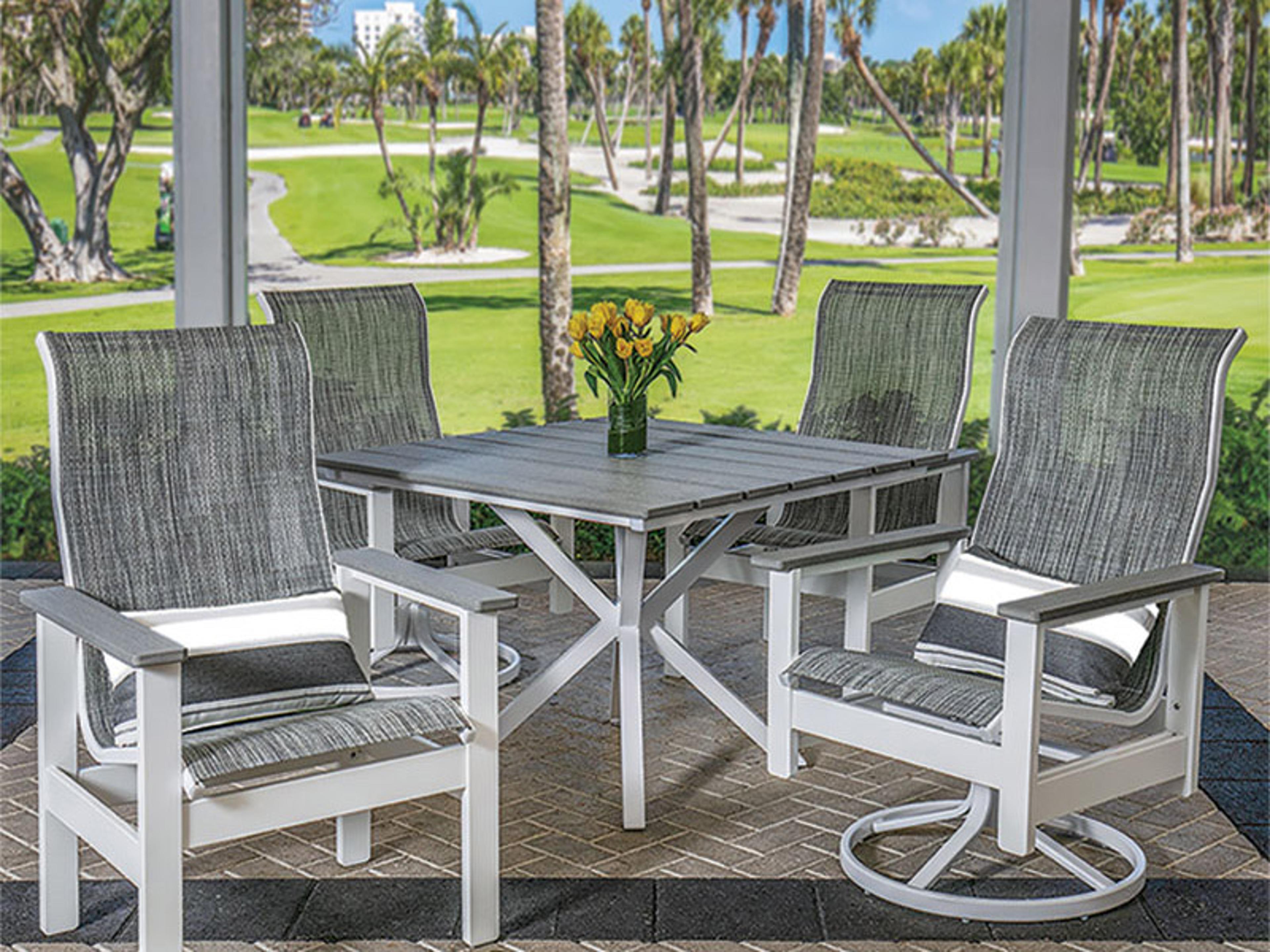 Kingston Sling Mgp Recycled Plastic Patio Dining Set