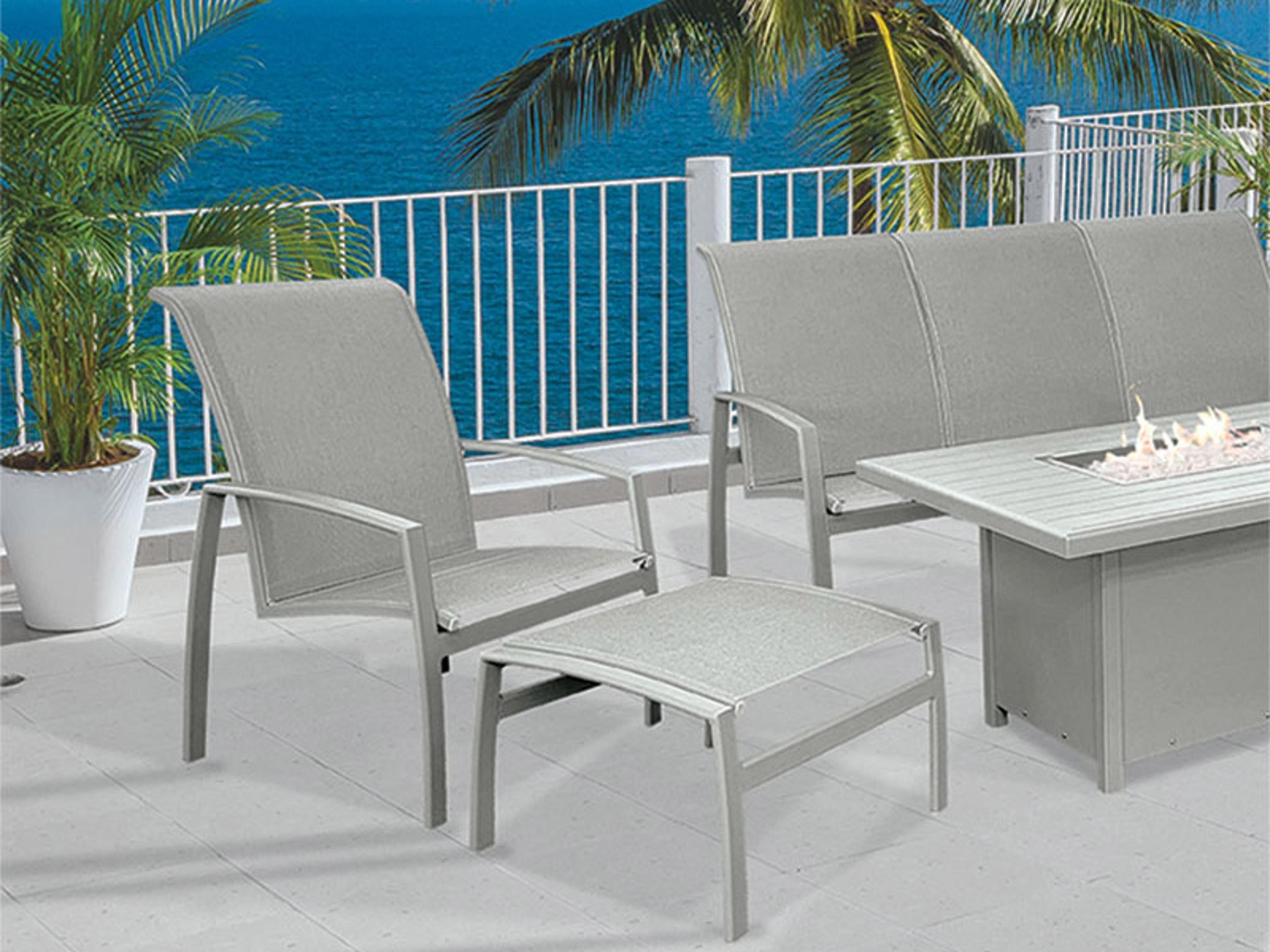 Metro Sling Aluminum Lounge Set