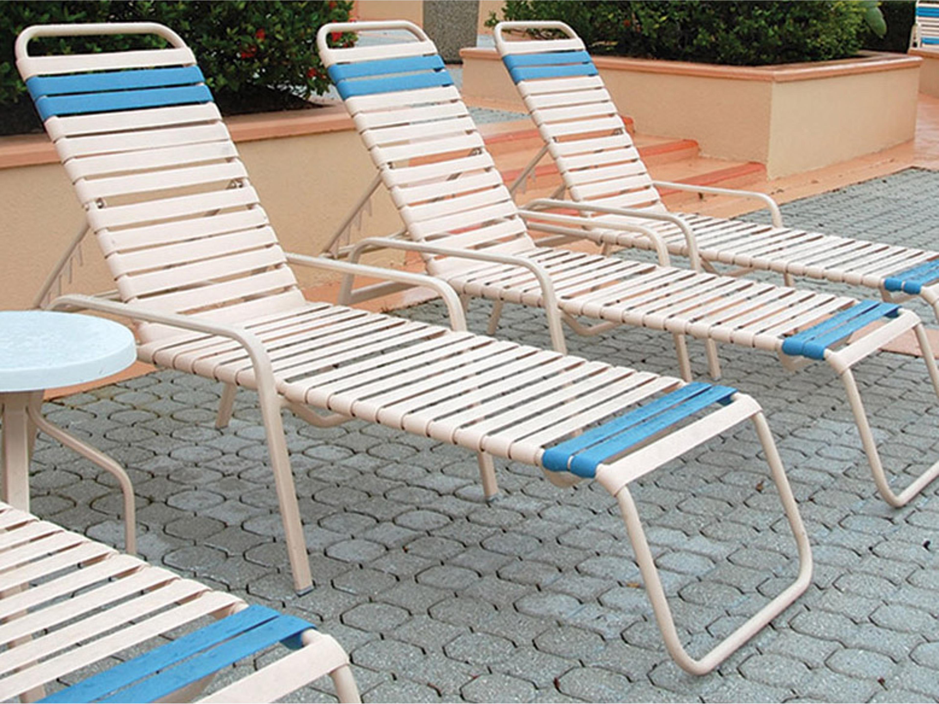 Regatta Strap Aluminum Outdoor Patio Lounge Set