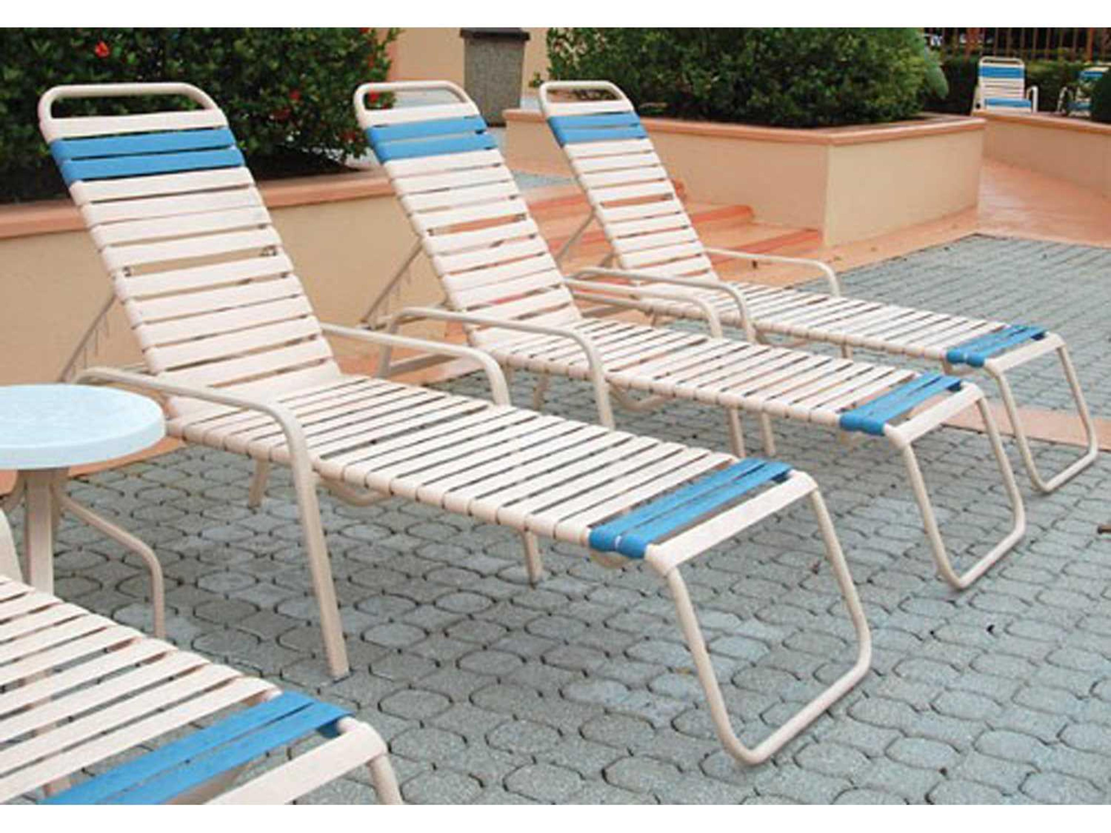 Windward Design Group Regatta Strap Aluminum Lounge Set