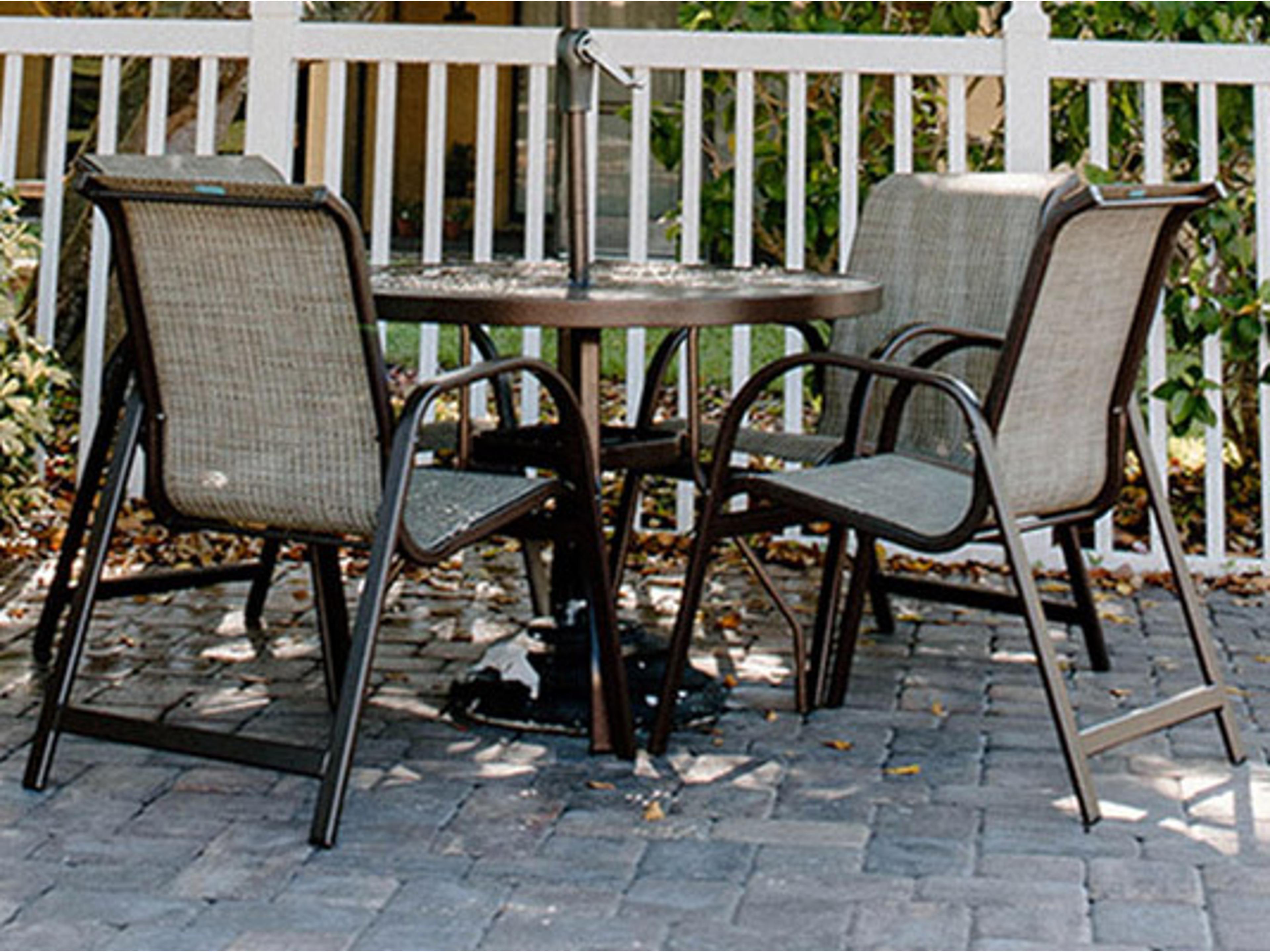 Seabreeze Sling Aluminum Outdoor Dining Set